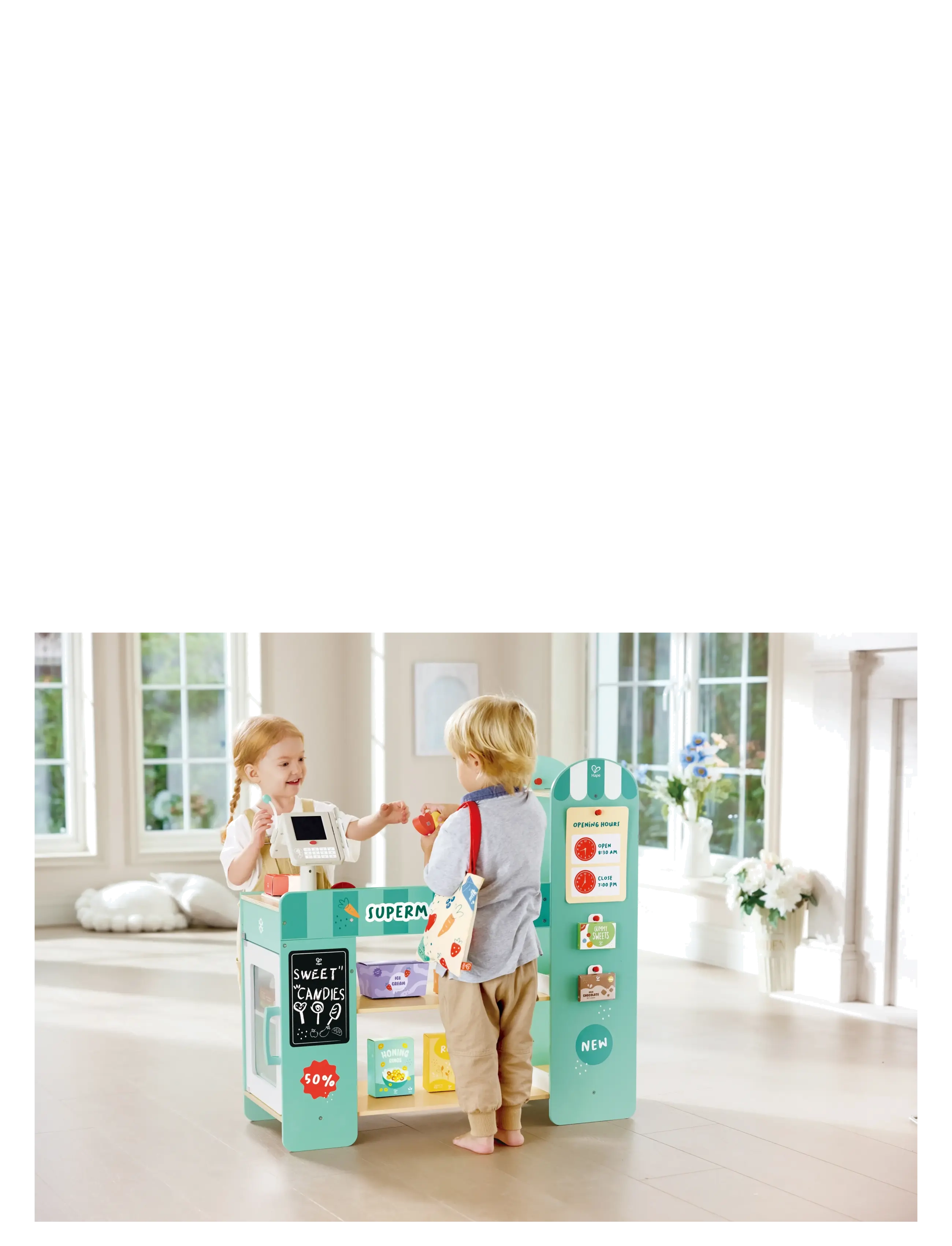 Hape - Hape Smart Play Shop - marknadsstånd - muti - 3