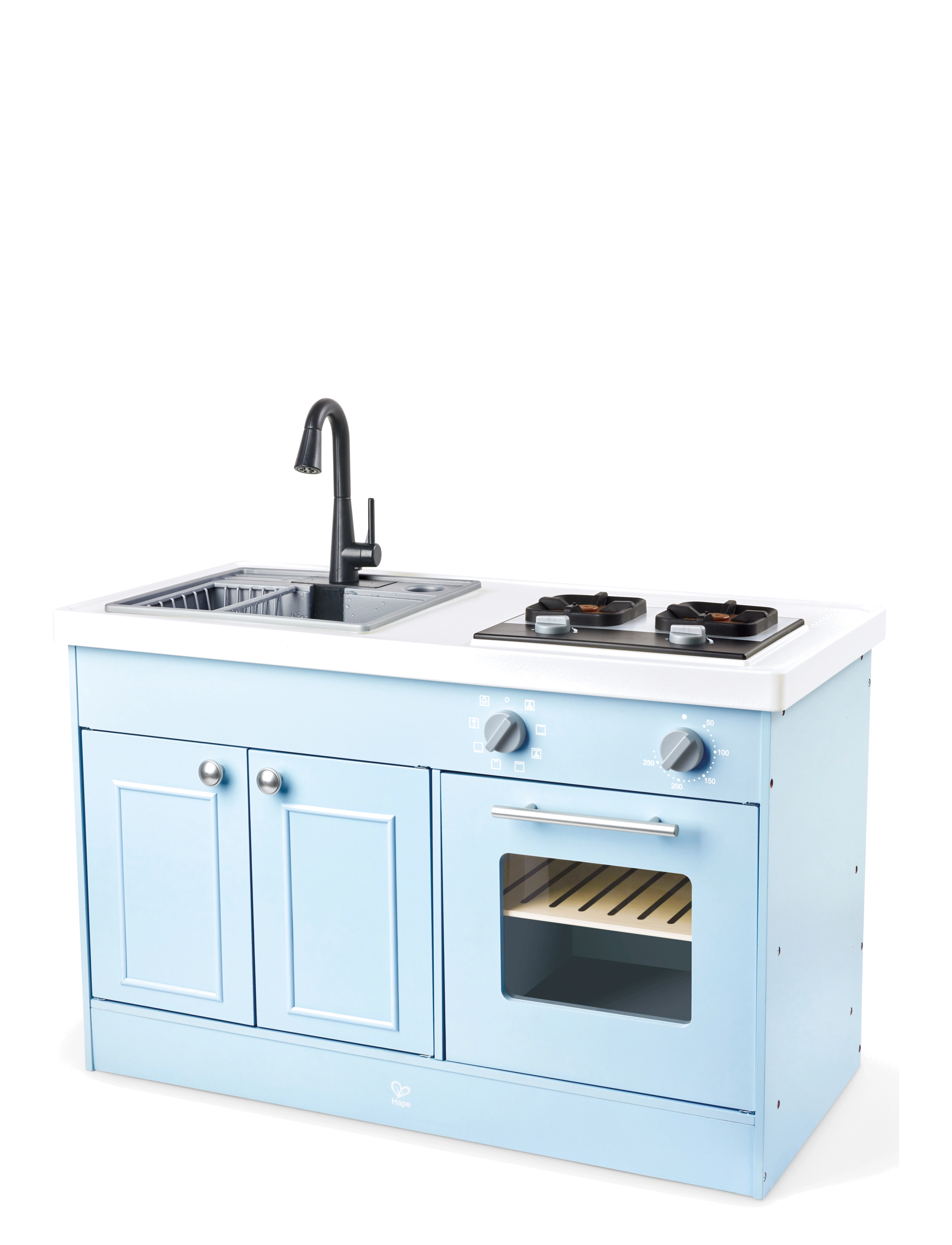 Hape - Hape Deluxe Kitchen With Running Water - legekøkkener - multi - 3