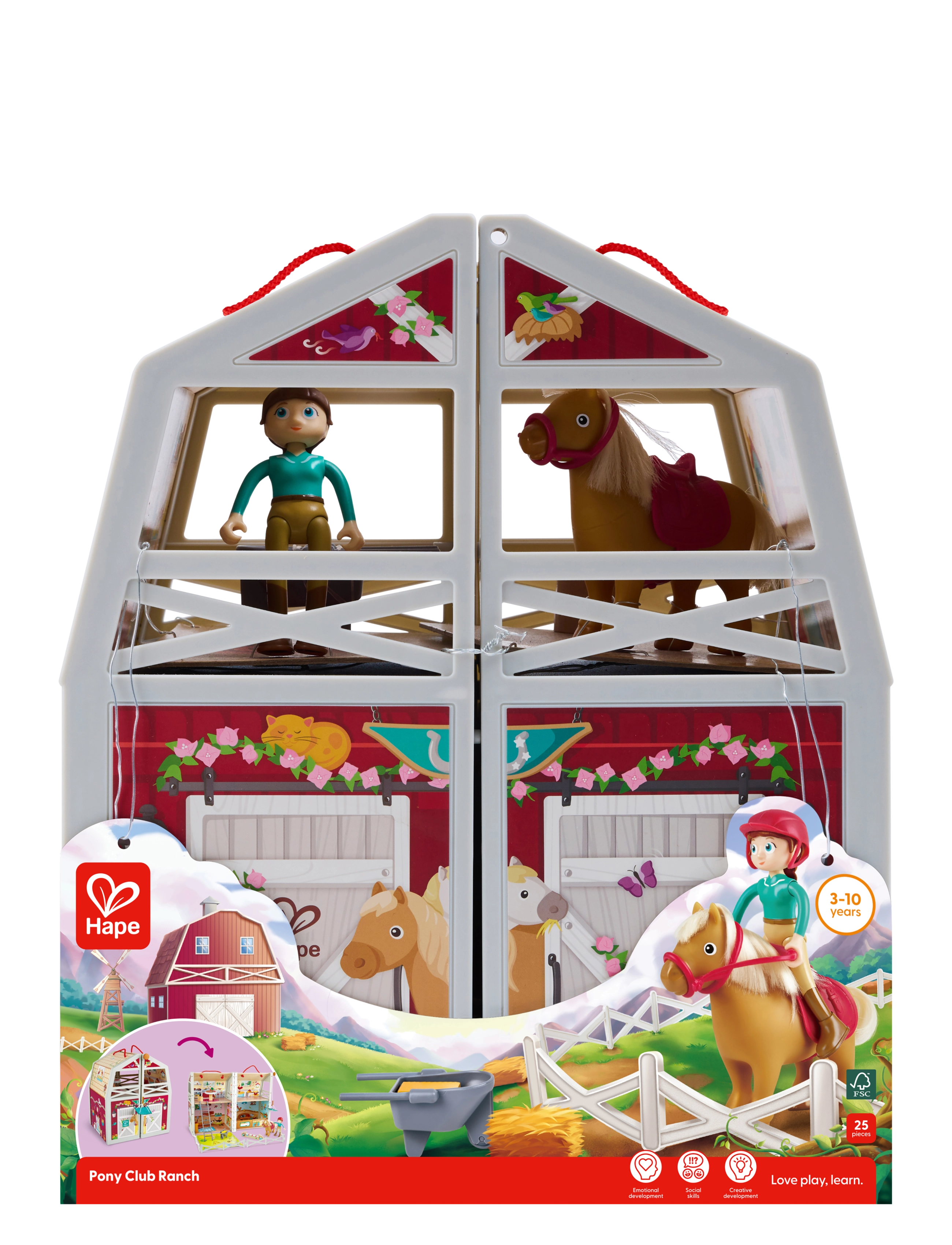 Hape Hape Pony Club Ranch - Hape - MULTI / multi