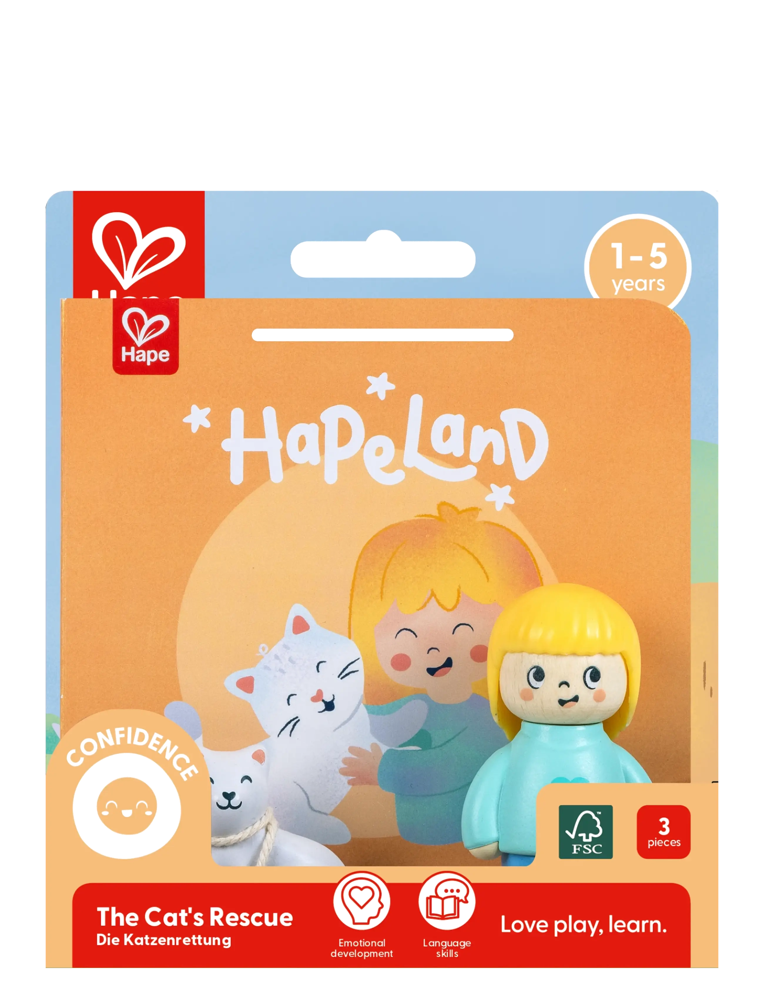 Hape - Hape The Cat's Rescue - børnebøger - multi - 2
