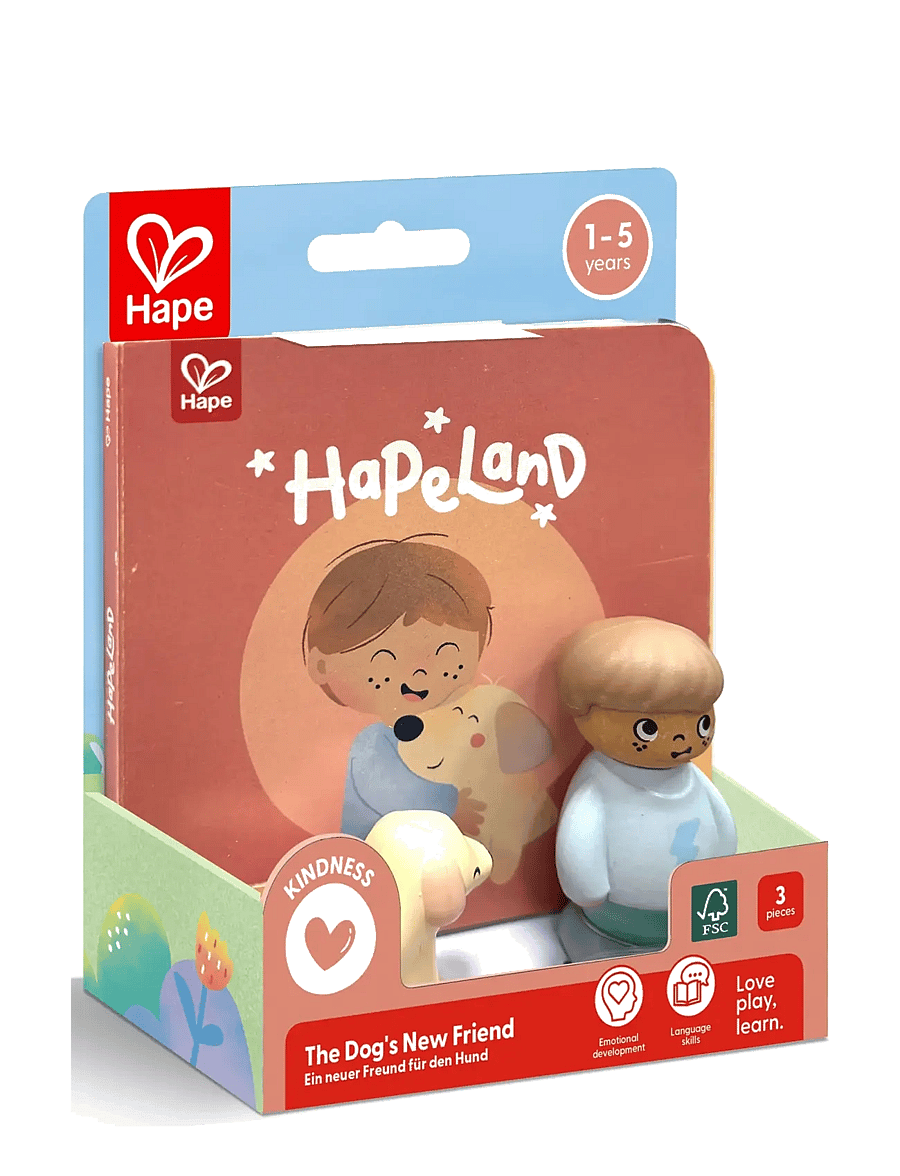 Hape - Hape The Dog's New Friend - sögubækur - multi - 2