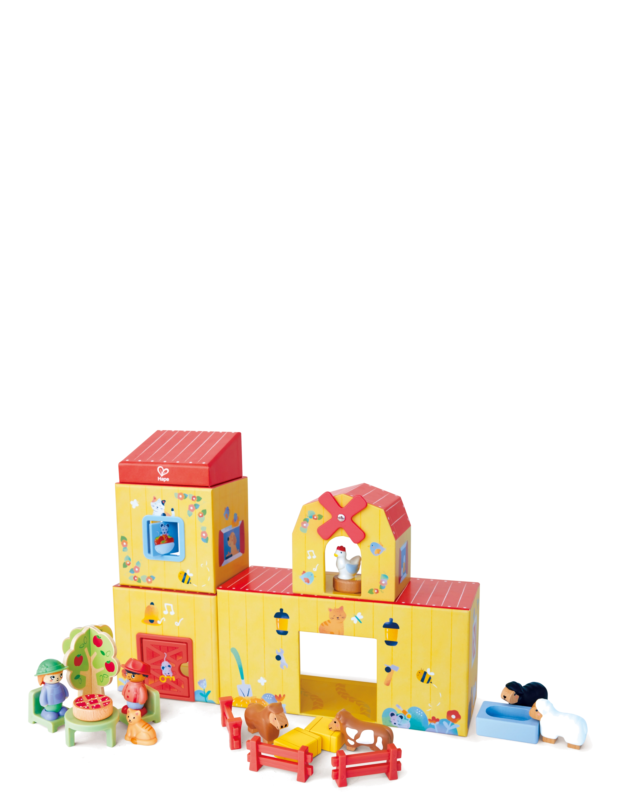 Hape - Hape Land The Farm Set - legesæt - multi - 2