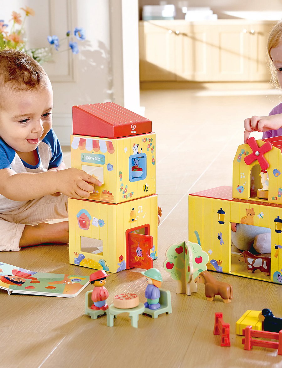 Hape - Hape Land The Farm Set - legesæt - multi - 0