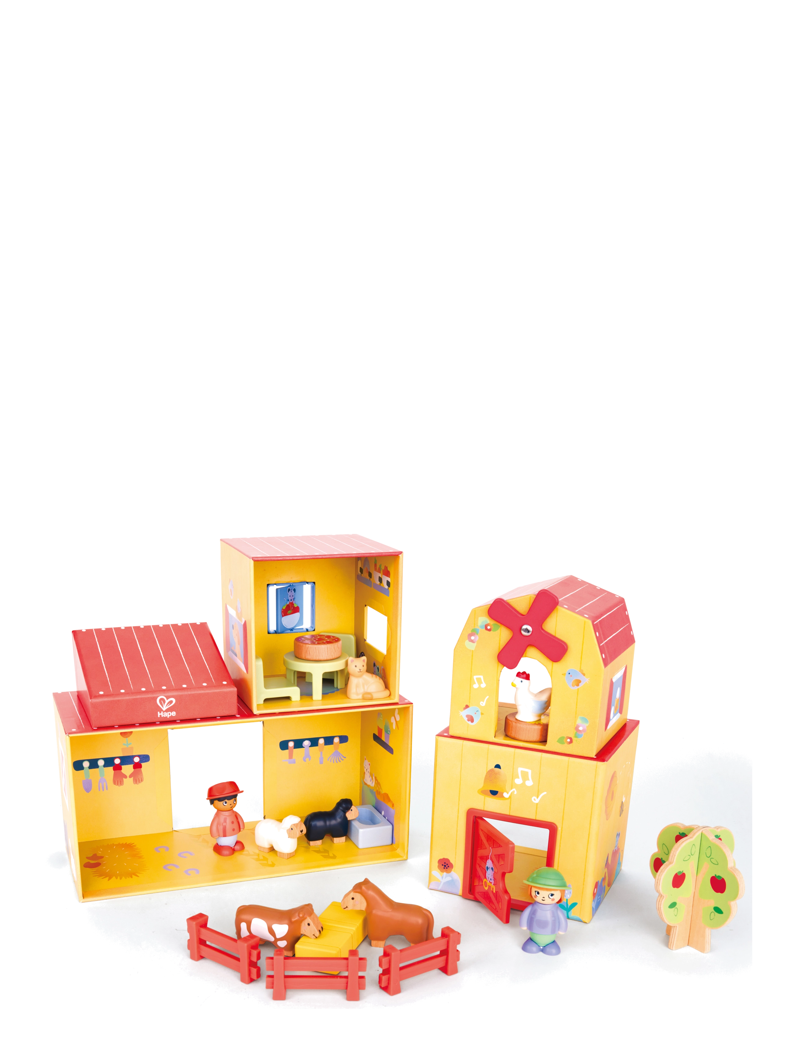 Hape - Hape Land The Farm Set - legesæt - multi - 3