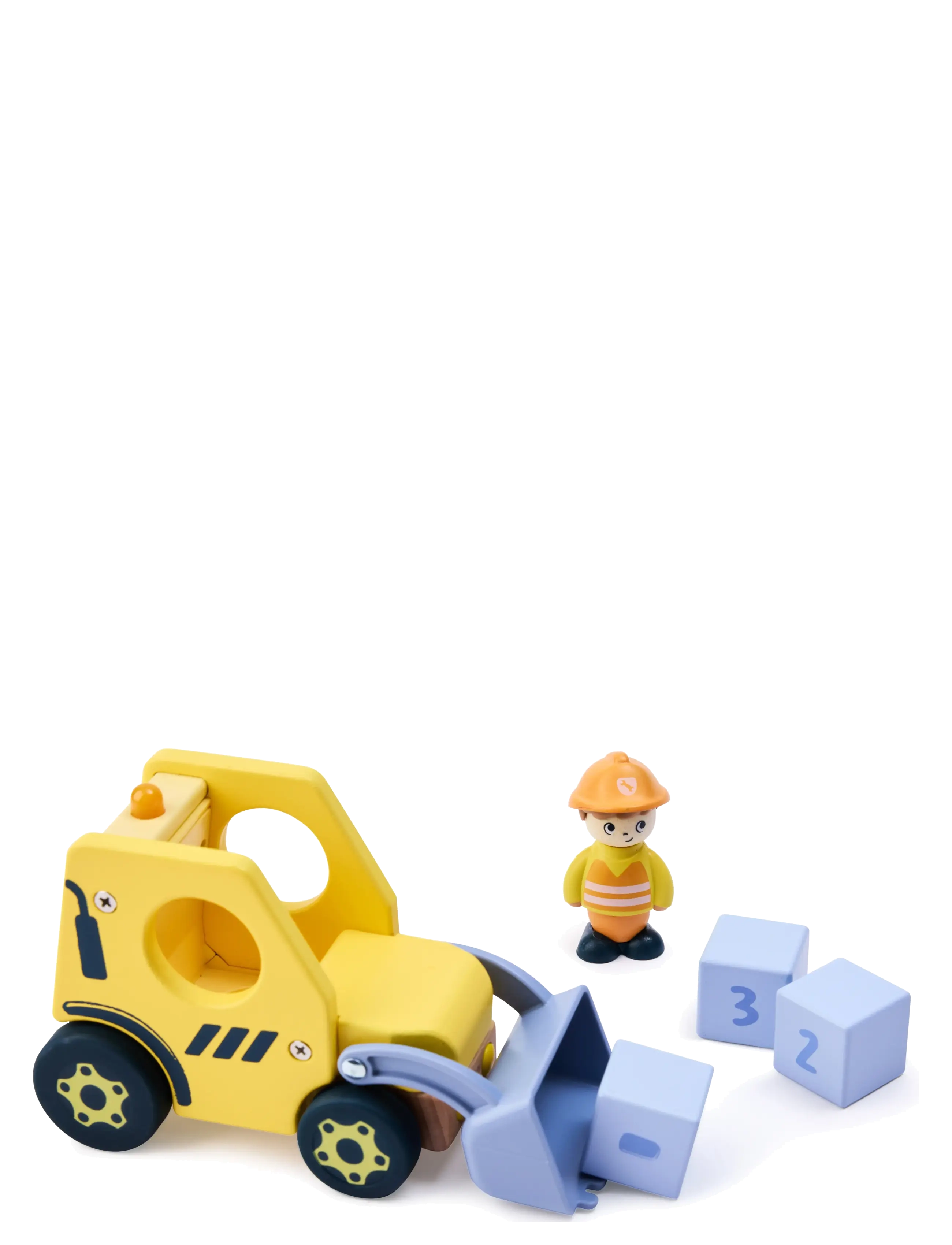 Hape - Hape The Buzzing Bulldozer With Sound - lekebiler - multi - 2