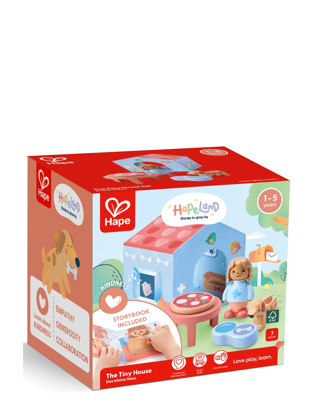 Hape - Hape The Tiny House - legesæt - multi - 2
