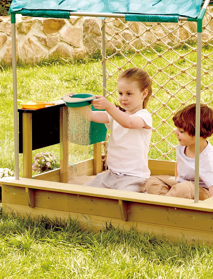 Hape - Hape Multifunctional Sandpit - sandkassi - multi - 0