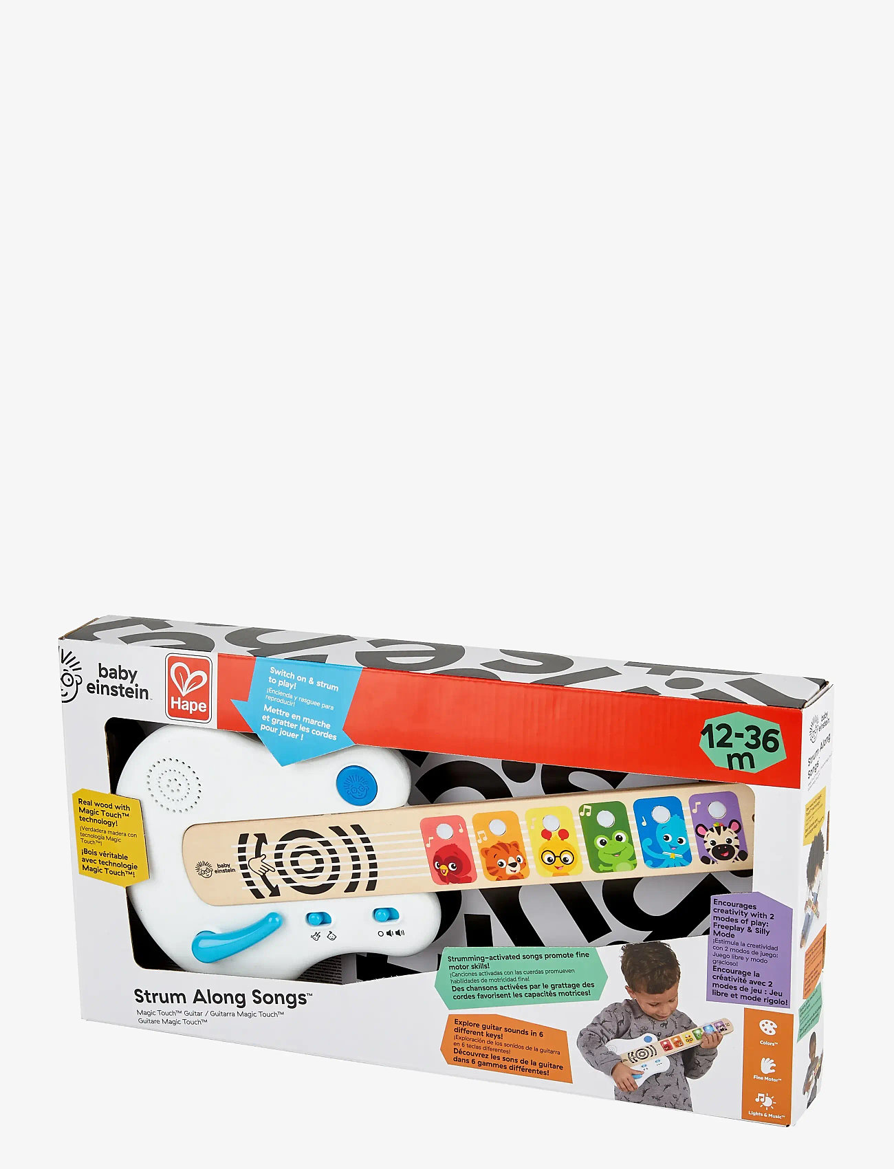 Hape - Hape Baby Einstein Magic Touch Guitar - musikinstrumenter - multi - 2
