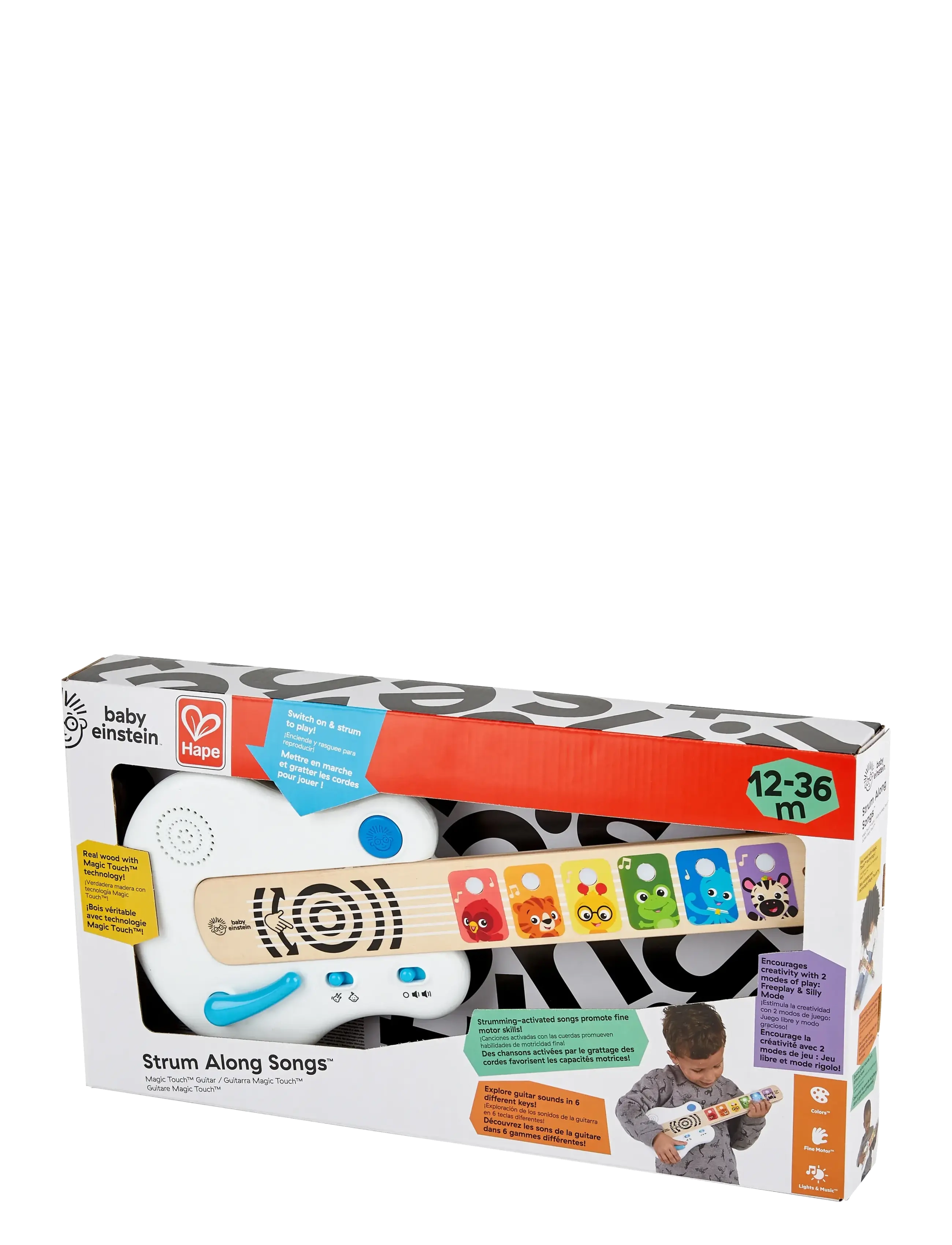 Hape - Hape Baby Einstein Magic Touch Guitar - musikinstrumenter - multi - 2