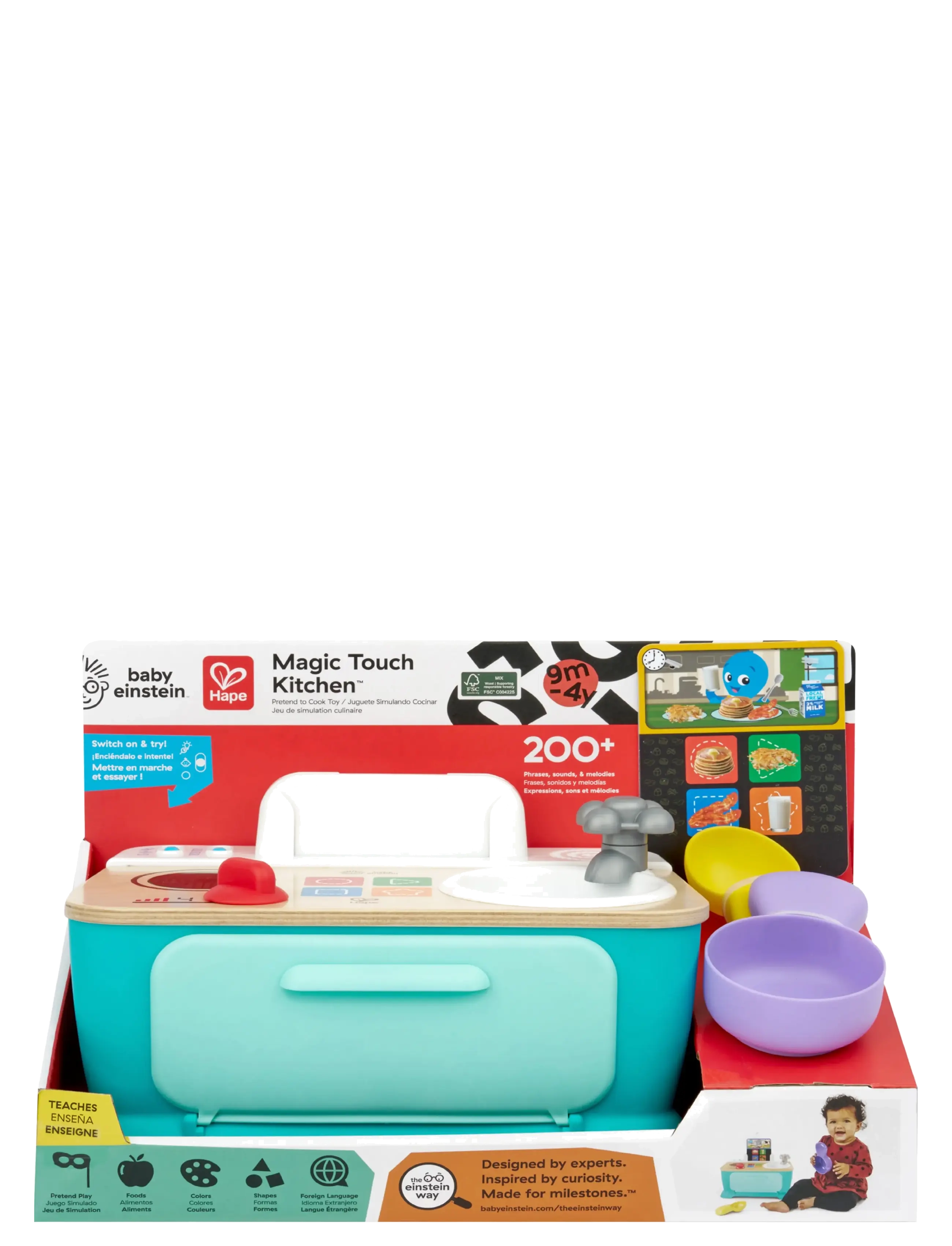 Hape Hape Baby Einstein Magic Touch Kitchen DK/NO/SE/EN - Legekøkkener & Tilbehør - MULTI / multi