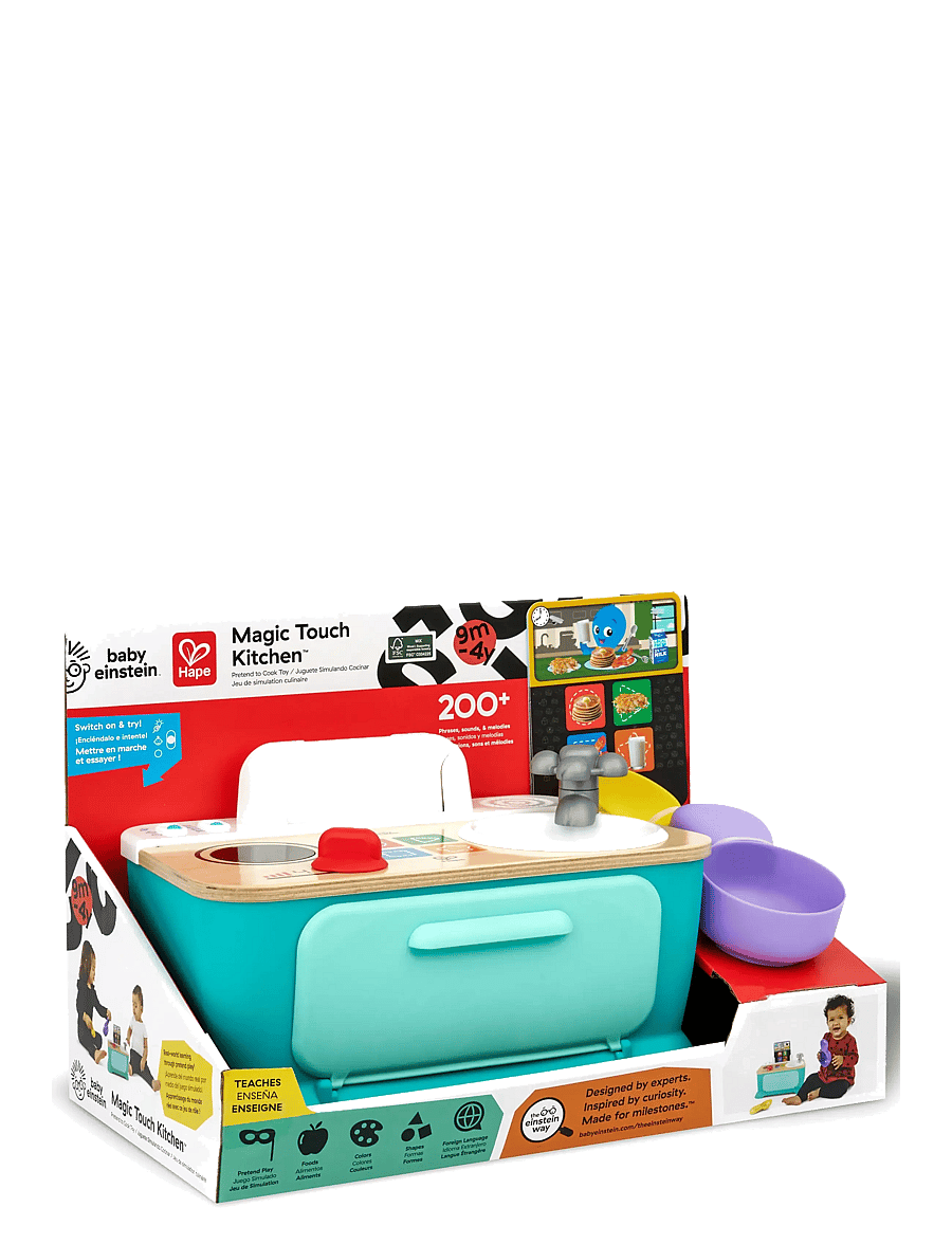 Hape - Hape Baby Einstein Magic Touch Kitchen DK/NO/SE/EN - legekøkkener - multi - 3