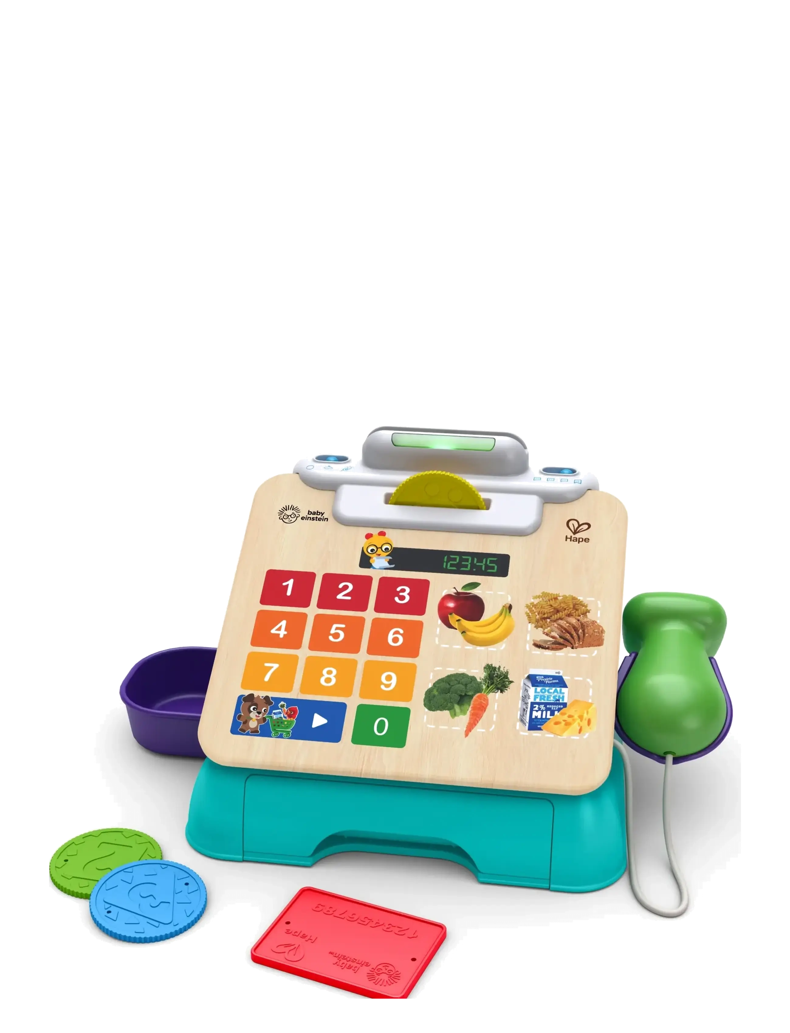 Hape - Hape Magic Touch Cash Register DK/NO/SE - lelumarkkinakojut - muti - 2