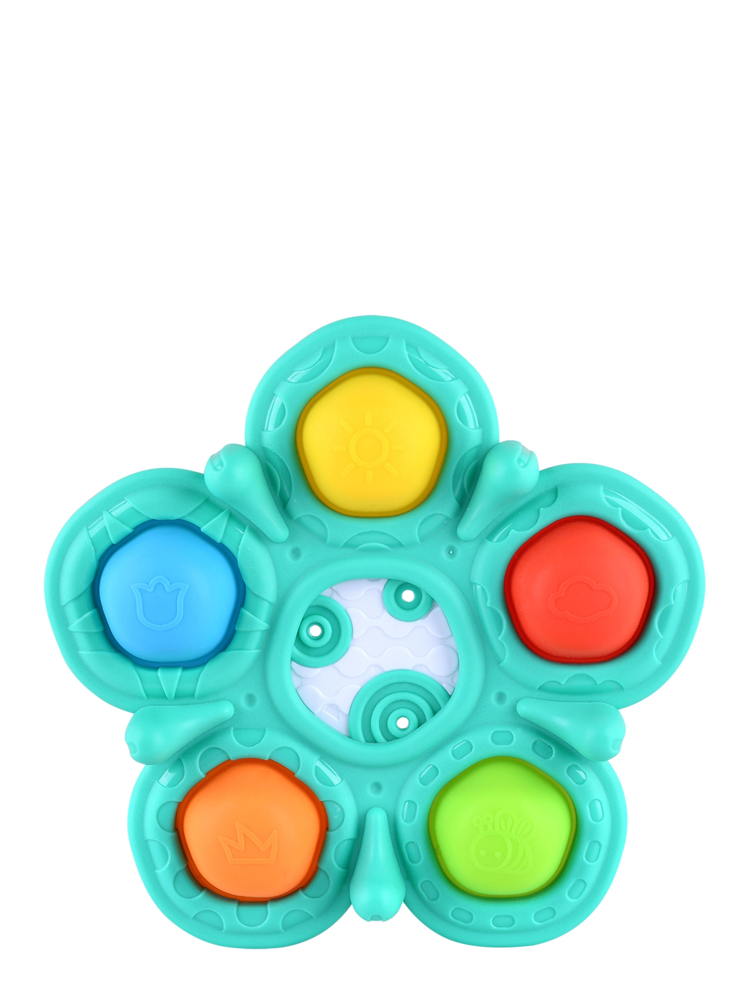 Happy Baby Pop Me Sensory Ring, Børn, Interactive Legetøj, Multi/mønstret, Str: ONE SIZE