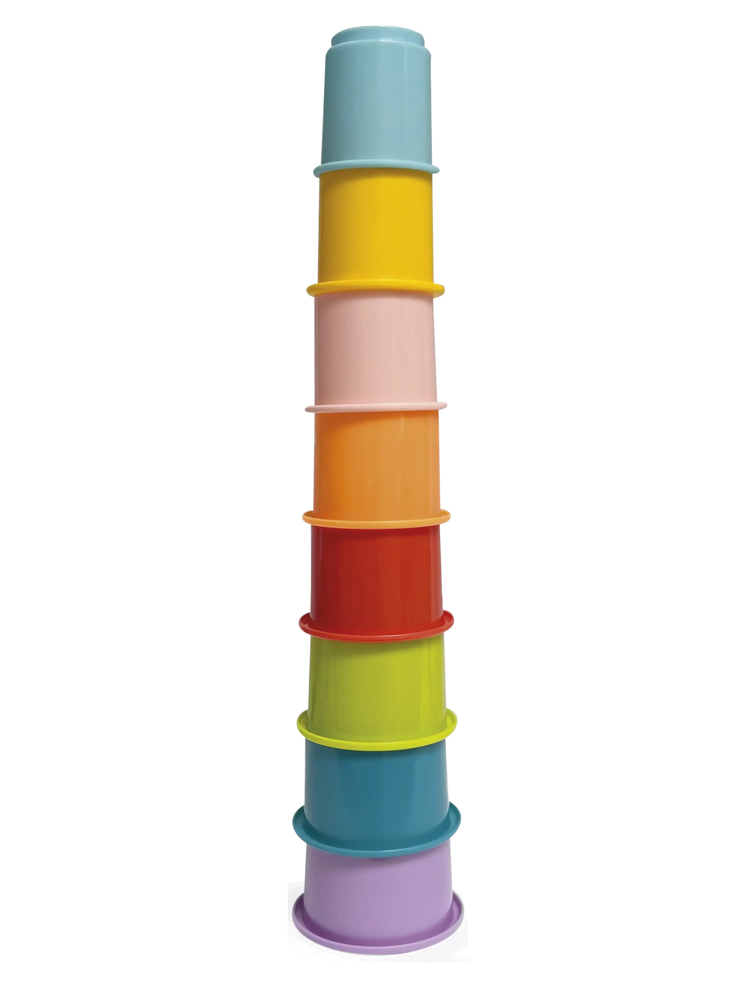 Happy Baby HAPPY BABY Rainbow Stacking Cups 8 pcs - Babylegetøj - MULTICOLOR / multi