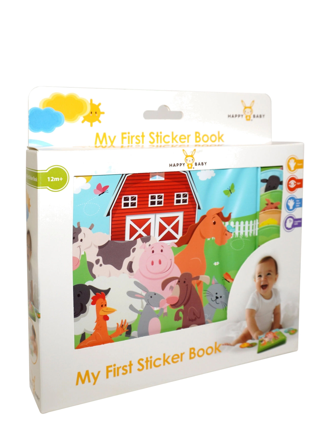 Happy Baby - HAPPY BABY My First Sticker Book - baby books - multicolor - 1