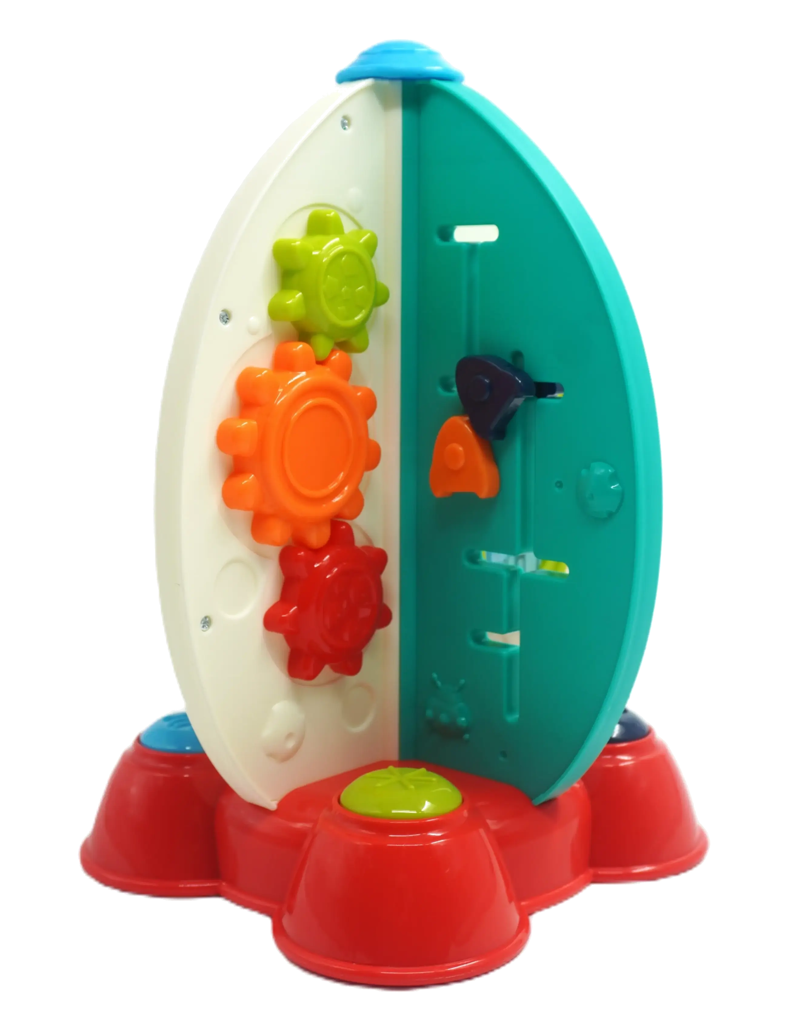 Happy Baby Busy Board Space Rocket With Light And Music, Børn, Motor Skills Legetøj, Multi/mønstret, Str: ONE SIZE