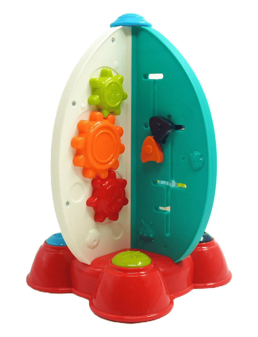 Happy Baby - HAPPY BABY Busy board space rocket with light and music - Þroskaleikföng - multicolor - 0