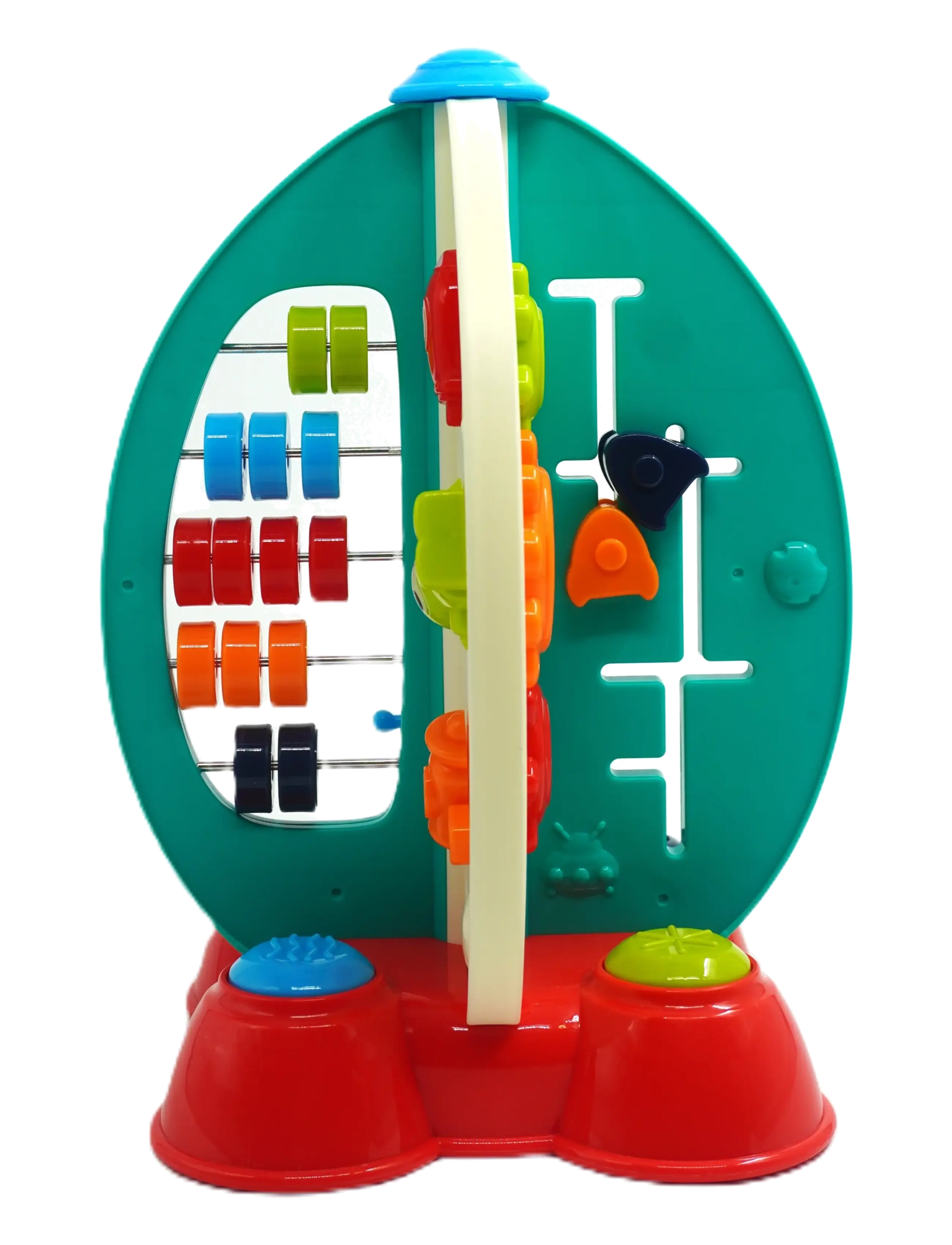 Happy Baby - HAPPY BABY Busy board space rocket with light and music - motoriklegetøj - multicolor - 1