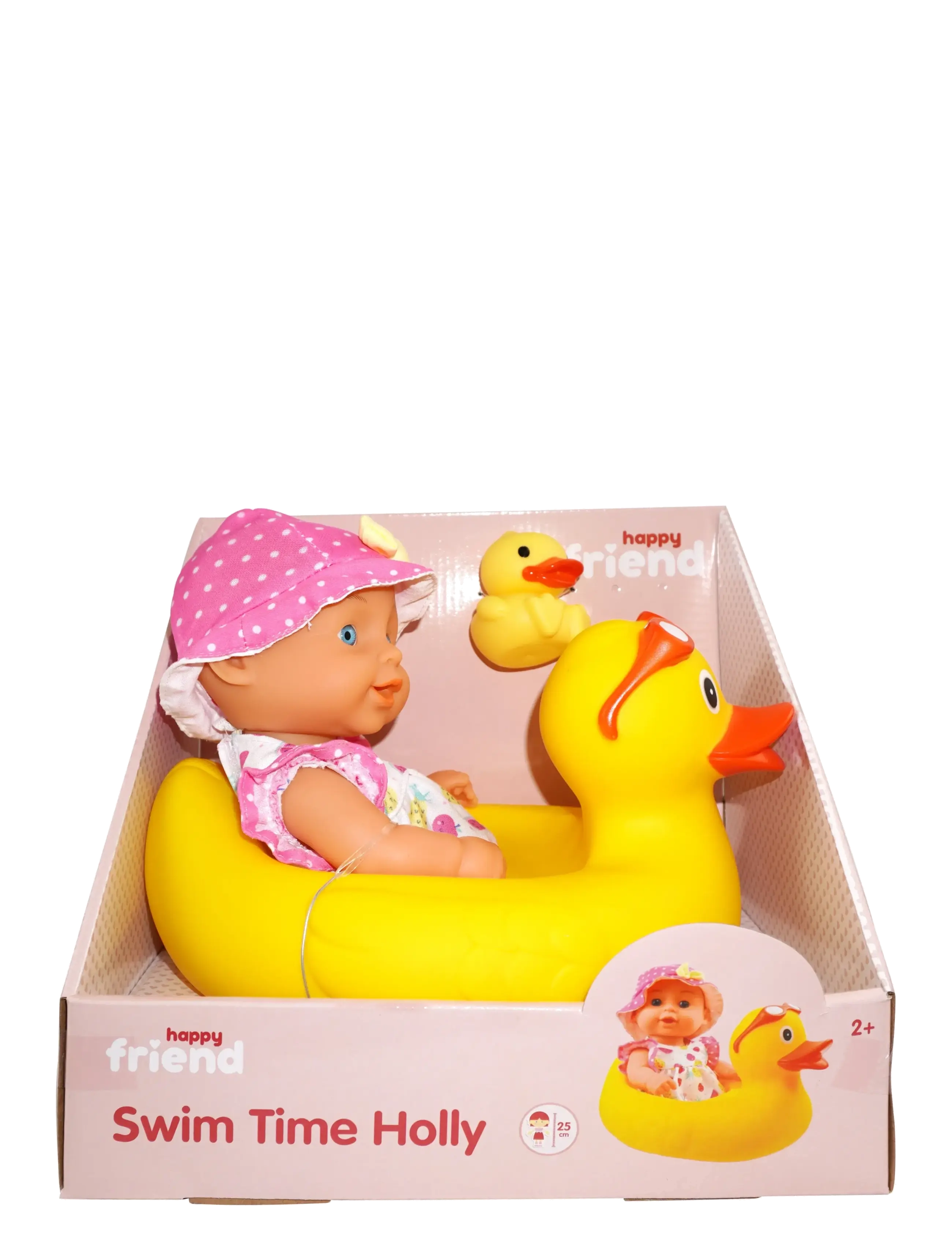 Happy Friend Happy Friend Swim Time Holly 25 cm, 25 cm, Pink, Dukker Og Tilbehør > Dukker, Børn