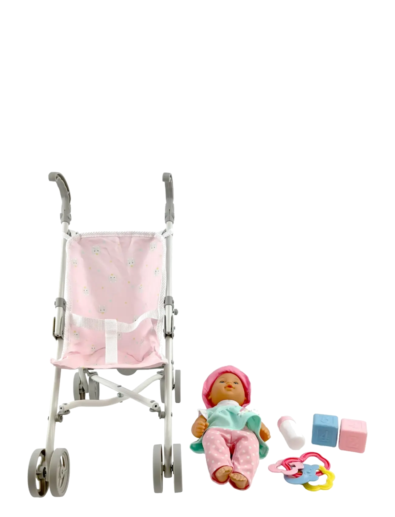 Happy Friend - HAPPY FRIEND Lotta Doll 30cm with Stroller Set - multicolor - 2