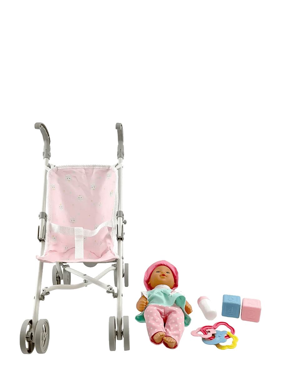 Happy Friend - HAPPY FRIEND Lotta Doll 30cm with Stroller Set - multicolor - 2
