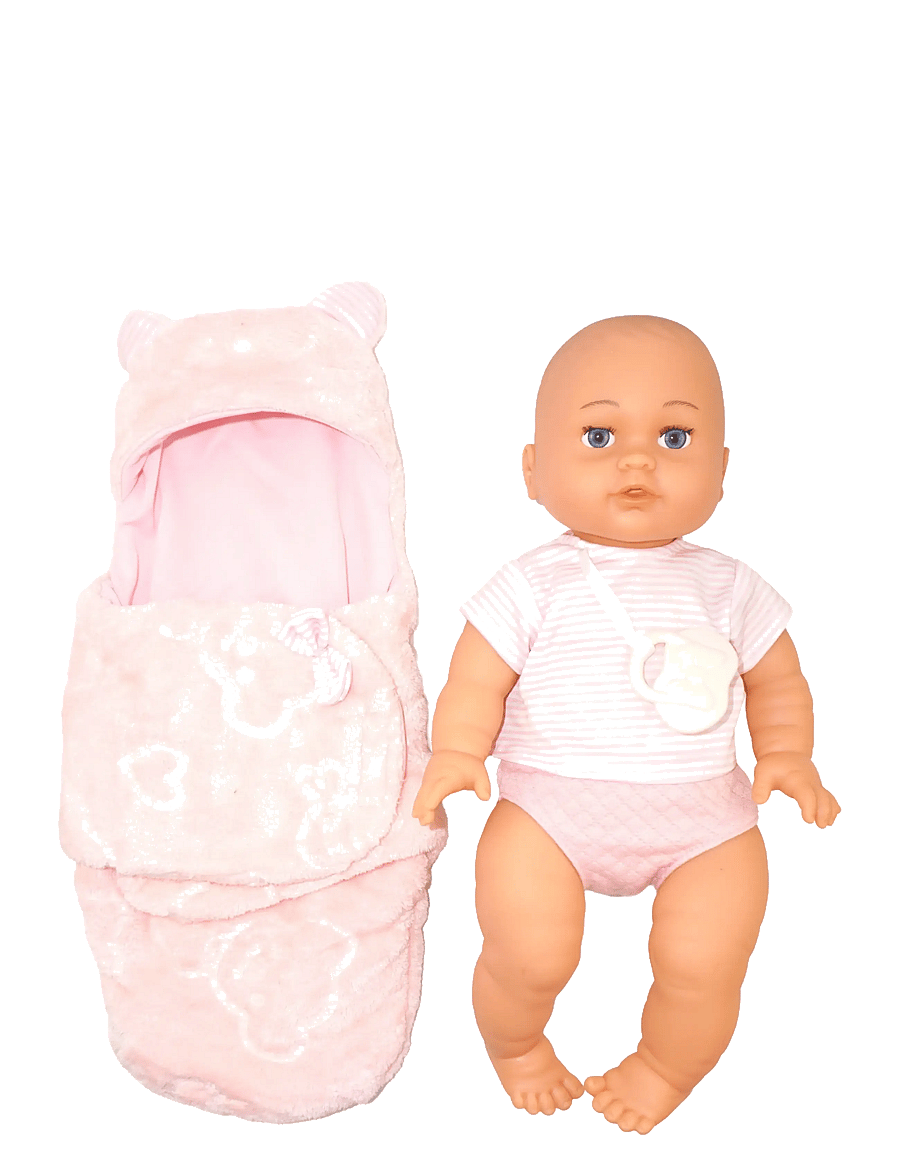 Happy Friend - HAPPY FRIEND Ida Doll 35cm in Swaddle - dukker - multicolor - 1