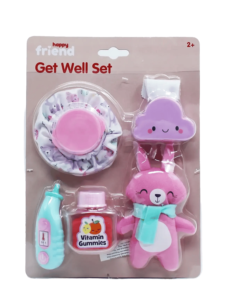 Happy Friend - HAPPY FRIEND Get Well Set - docktillbehör - multicolor - 1