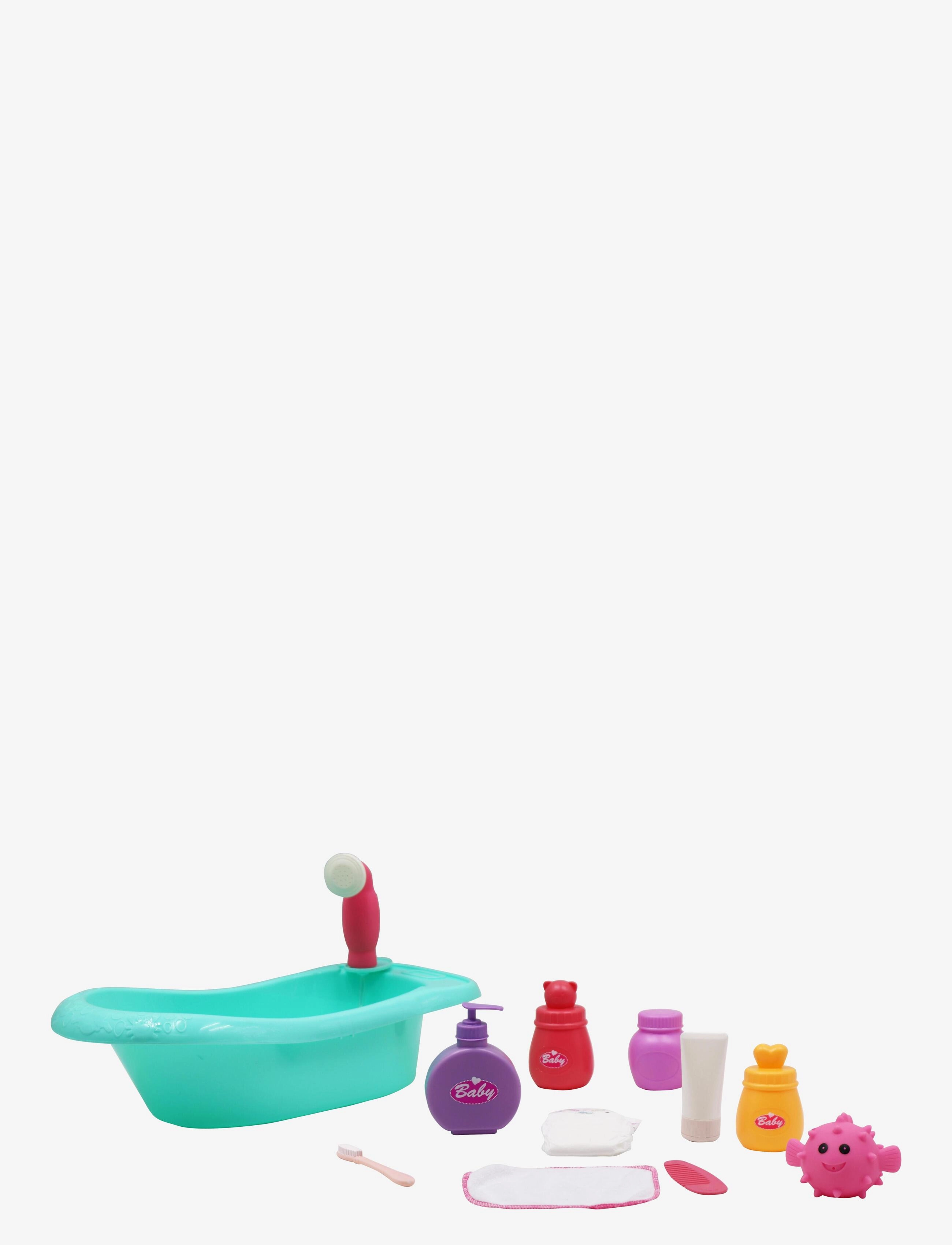 Happy Friend Happy Friend Bathtub Playset, One Size, Multi/patterned, Dukker Og Tilbehør > Dukker Accessories, Børn
