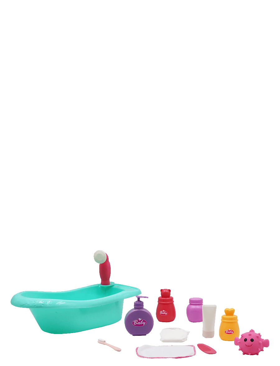Happy Friend - HAPPY FRIEND Bathtub Playset - dukketilbehør - multicolor - 0