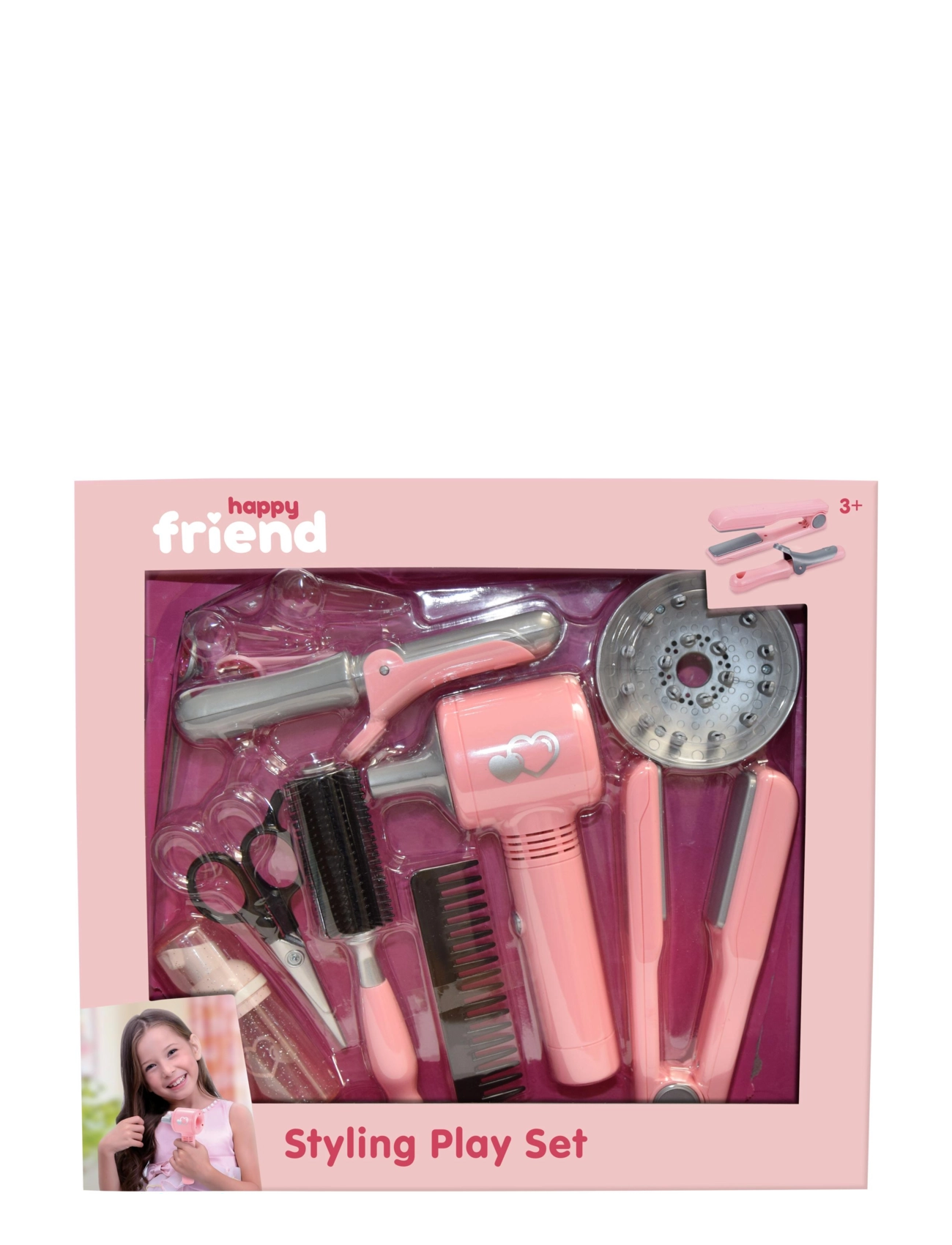 Happy Friend - HAPPY FRIEND Styling Play Set - foregive makeup & tilbehør - multicolor - 1