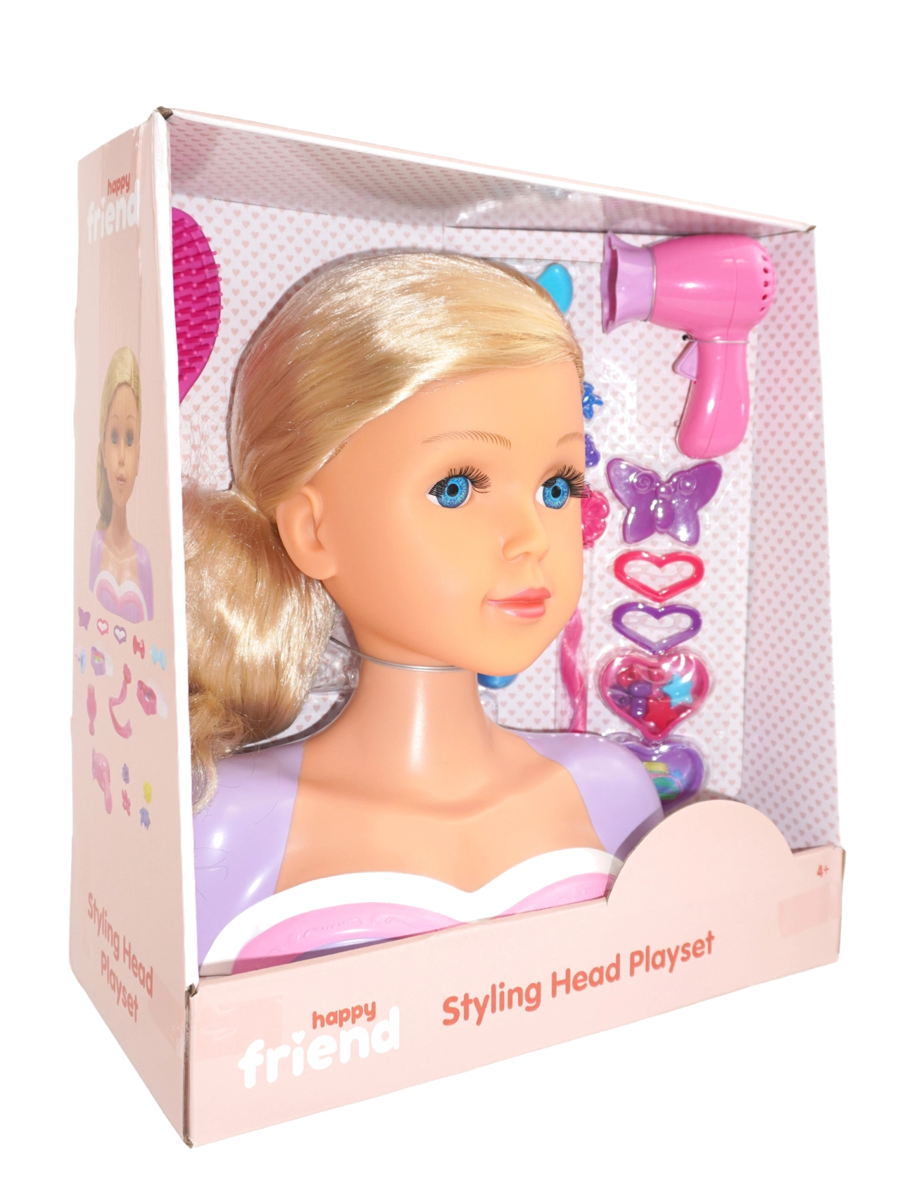 Happy Friend - HAPPY FRIEND Styling Head Playset - sminkdockor - multicolor - 2