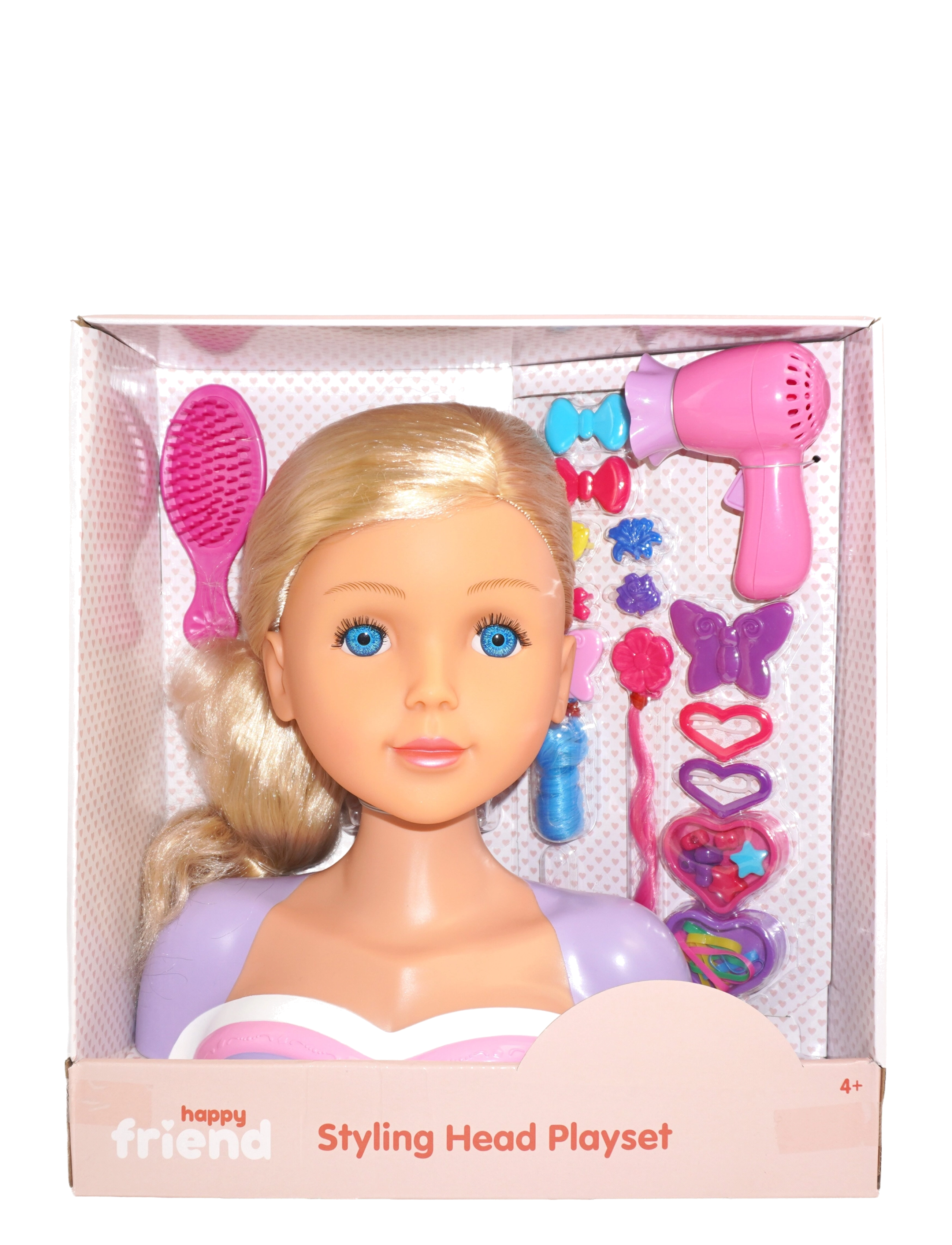 Happy Friend - HAPPY FRIEND Styling Head Playset - sminkdockor - multicolor - 3