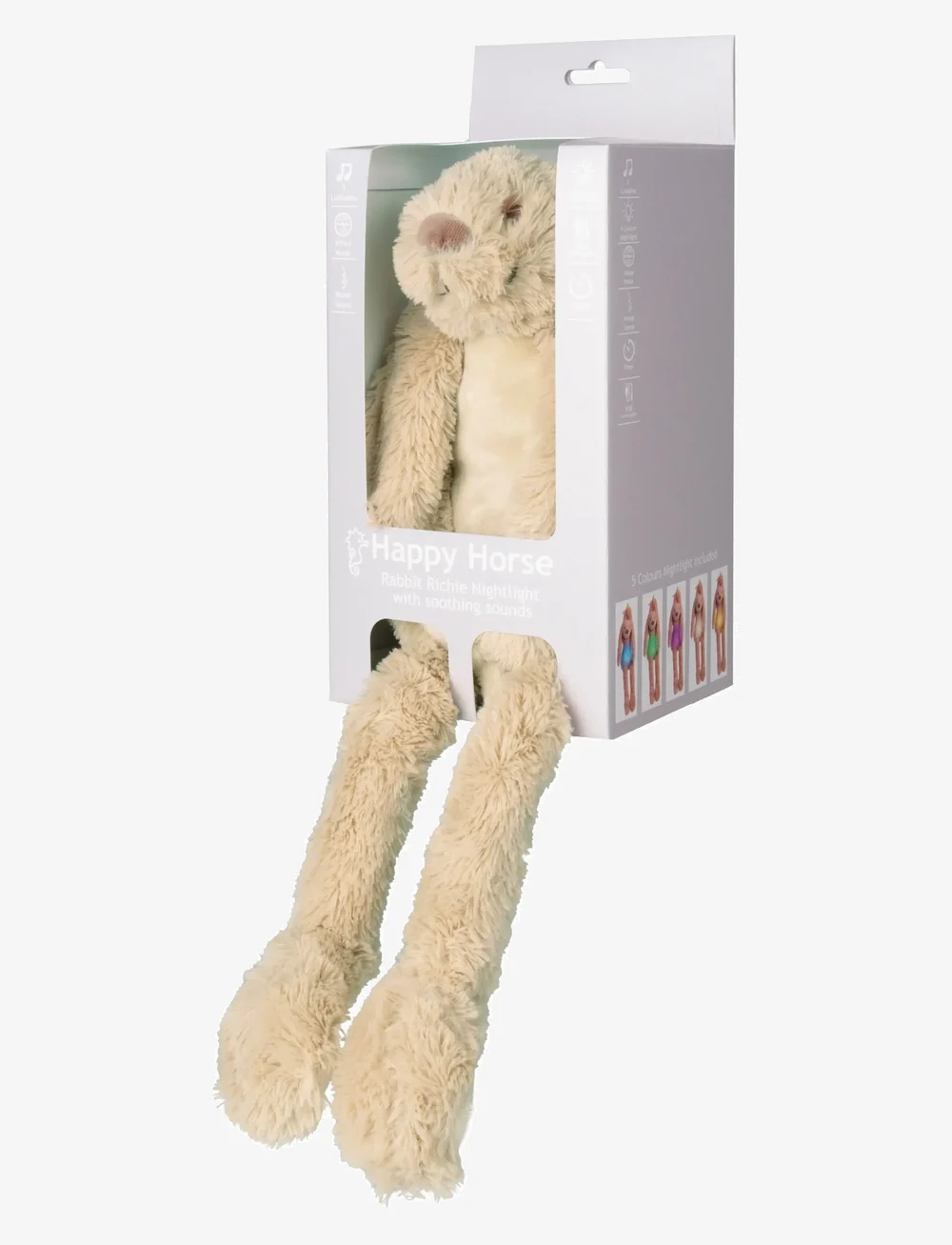 Happy Horse - Happy Horse - Rabbit Richie Nightlight with soothing sounds - nachtlampen - beige - 2