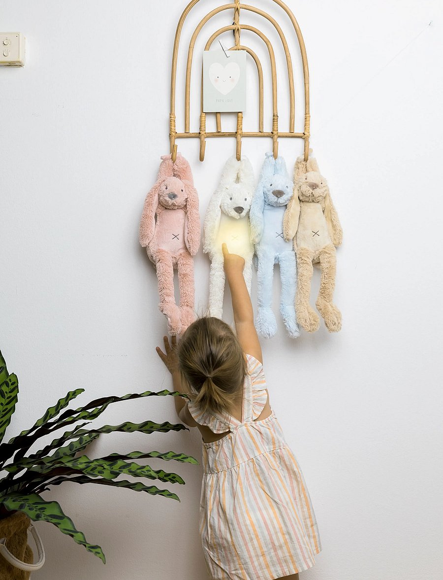 Happy Horse - Happy Horse - Rabbit Richie Nightlight with soothing sounds - nachtlampen - beige - 0