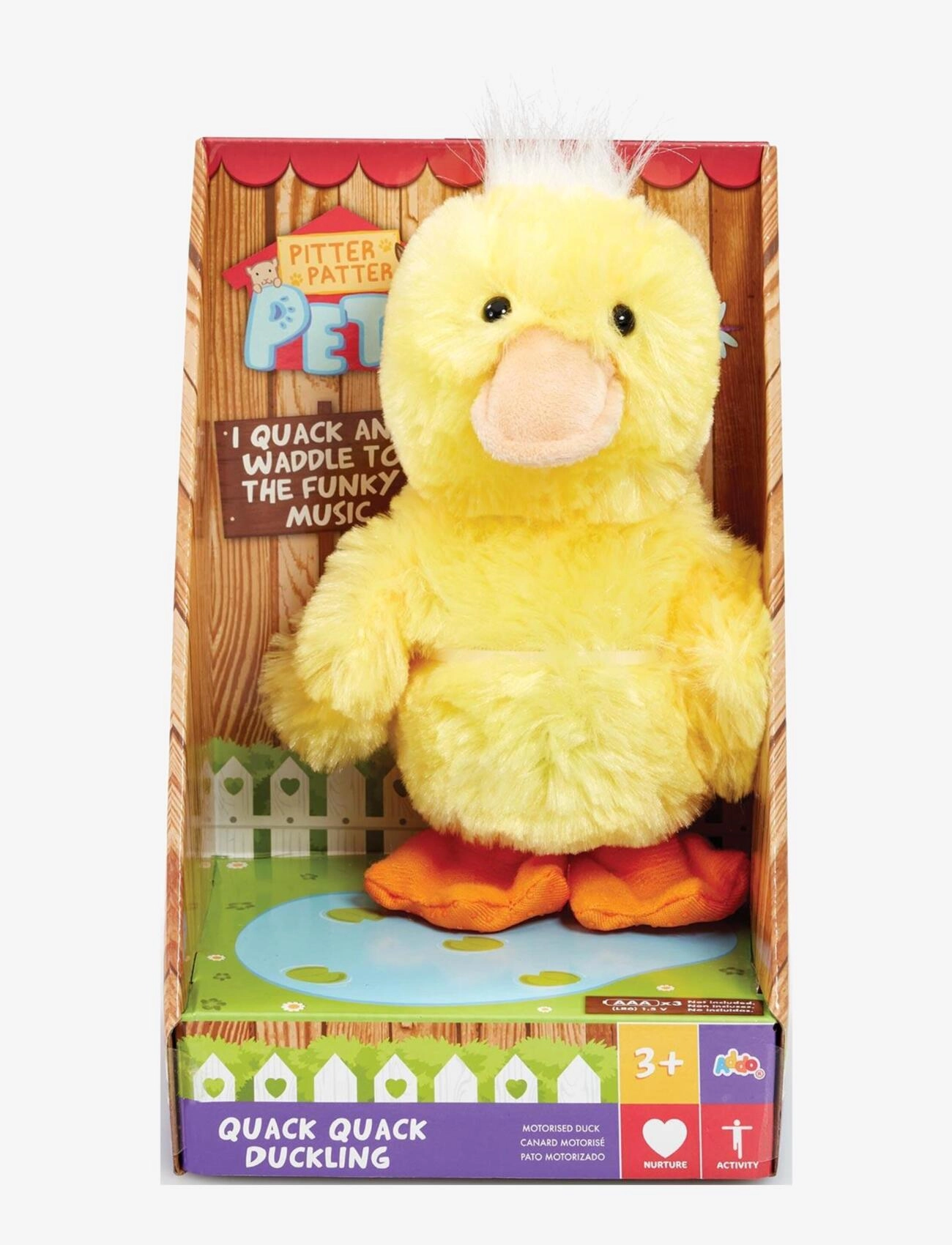 Happy Pets - HAPPY PETS Quack Quack Duckling - interaktiva djur - multicolor - 3