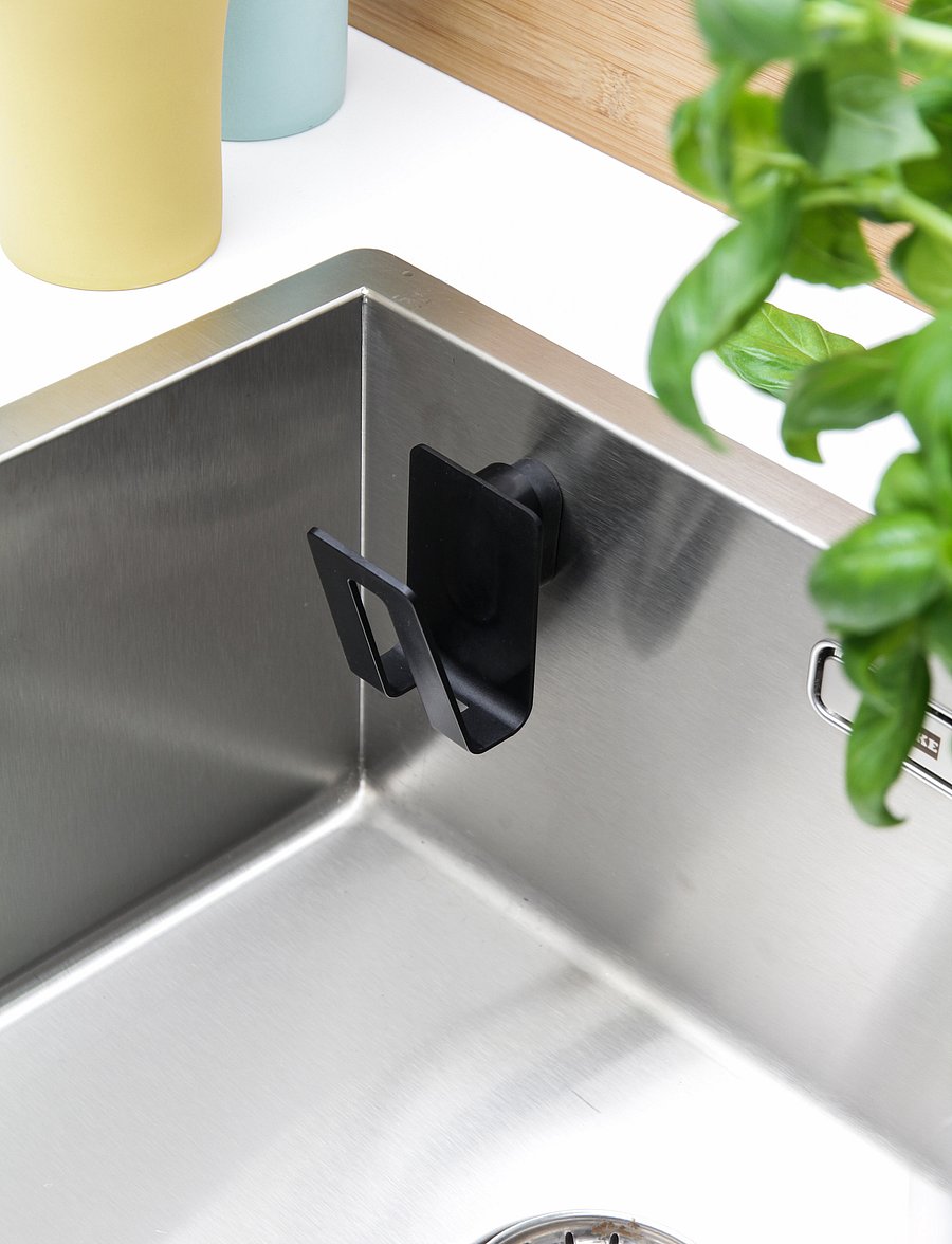 Happy Sinks - Sponge Holder - nõudekuivatusrestid - black - 1