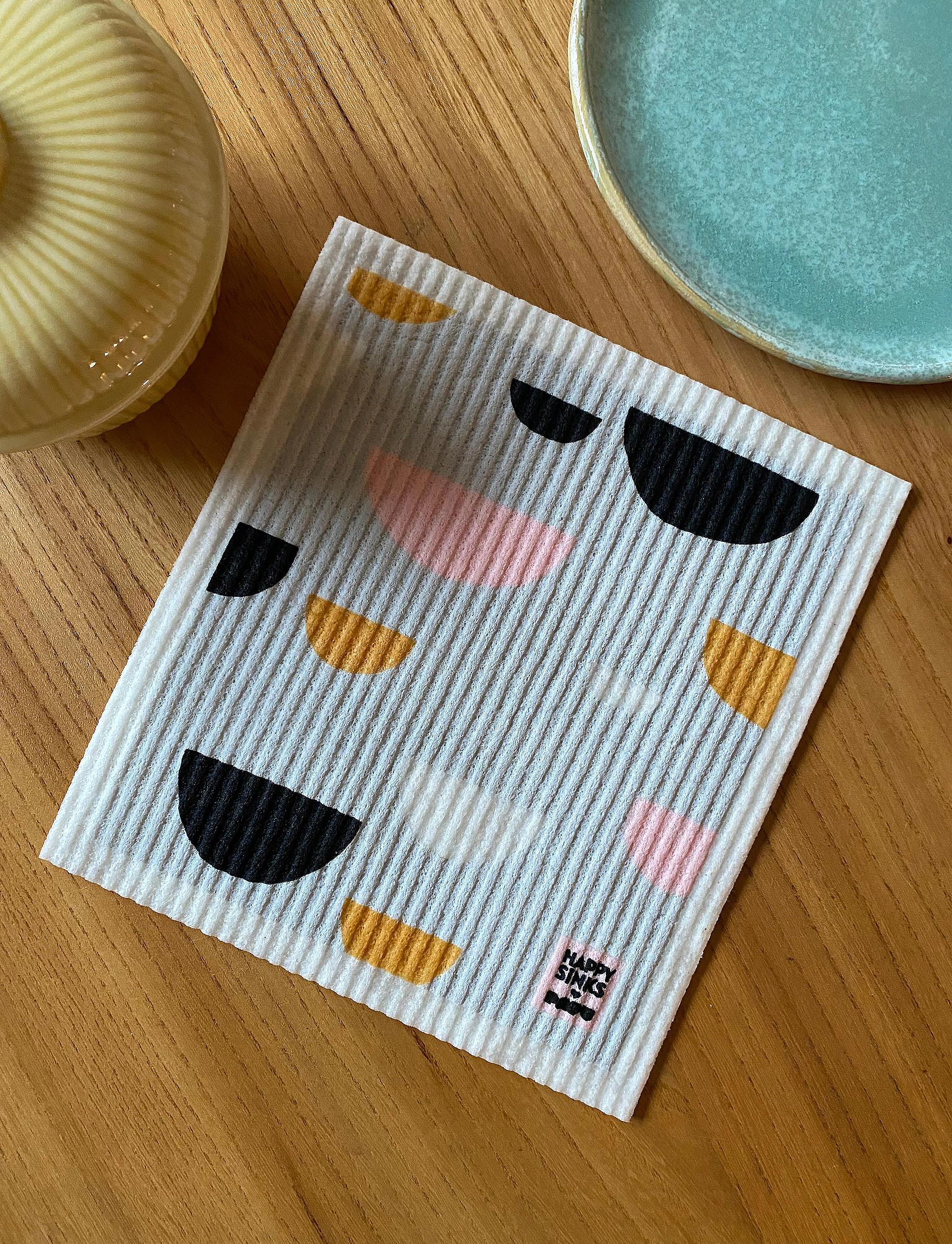 Happy Sinks - Swedish Dishcloth, Papu Beans Set of 3pcs - multi coloured - 2