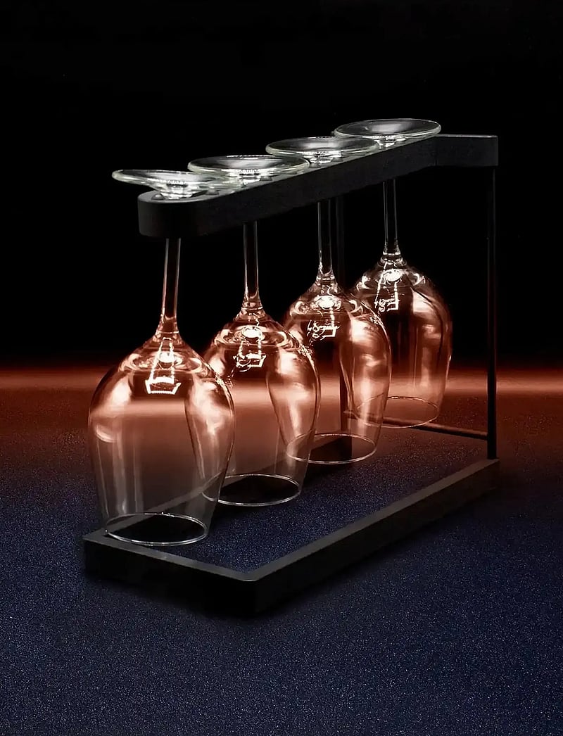Happy Sinks - Wine Glass Rack - Black - nõudekuivatusrestid - black - 0