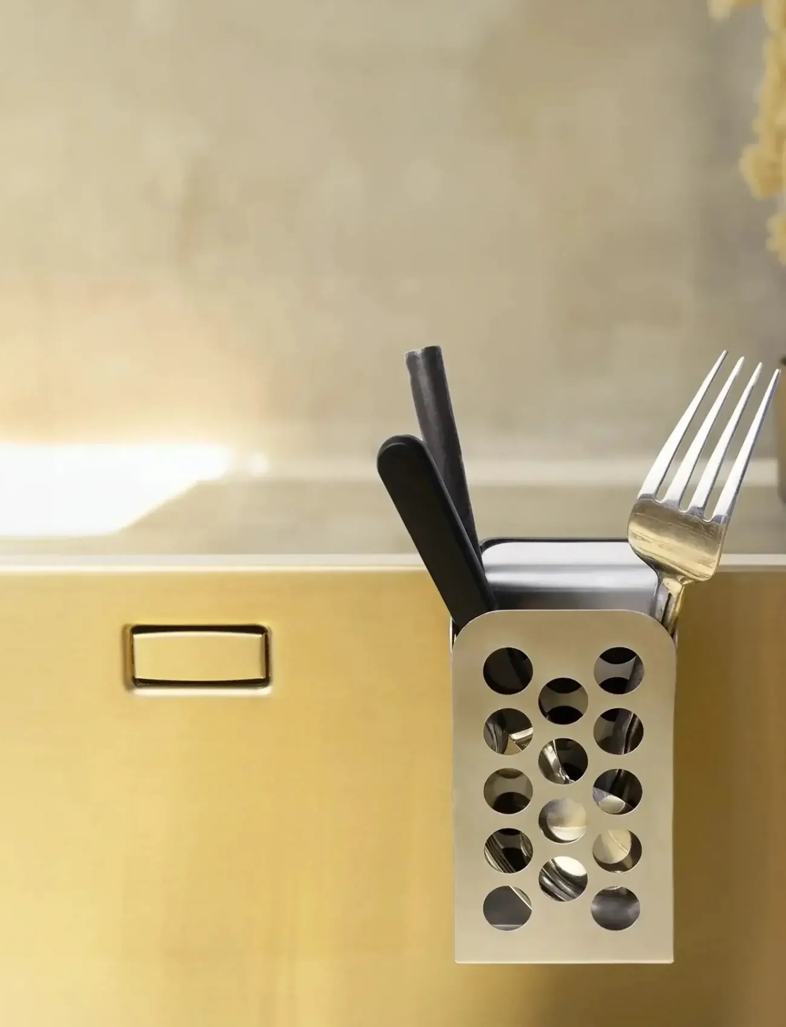 Happy Sinks Bestikkurv I Rustfrit Stål, One Size, Dishes, Silber - Dish Rack, Homeware