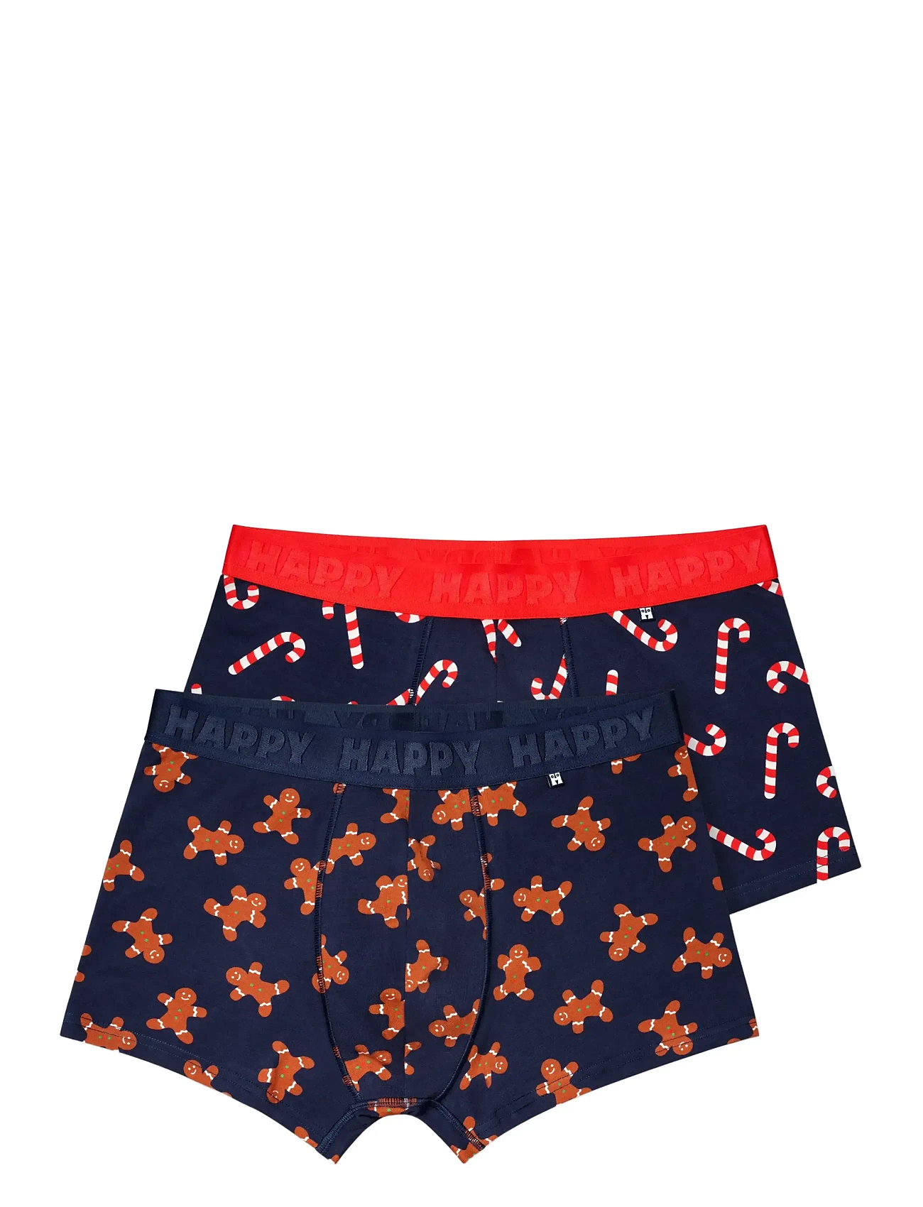 Happy Socks 2-Pack Gingerbread Short Boxers Gift Set - Multi/patterned - S