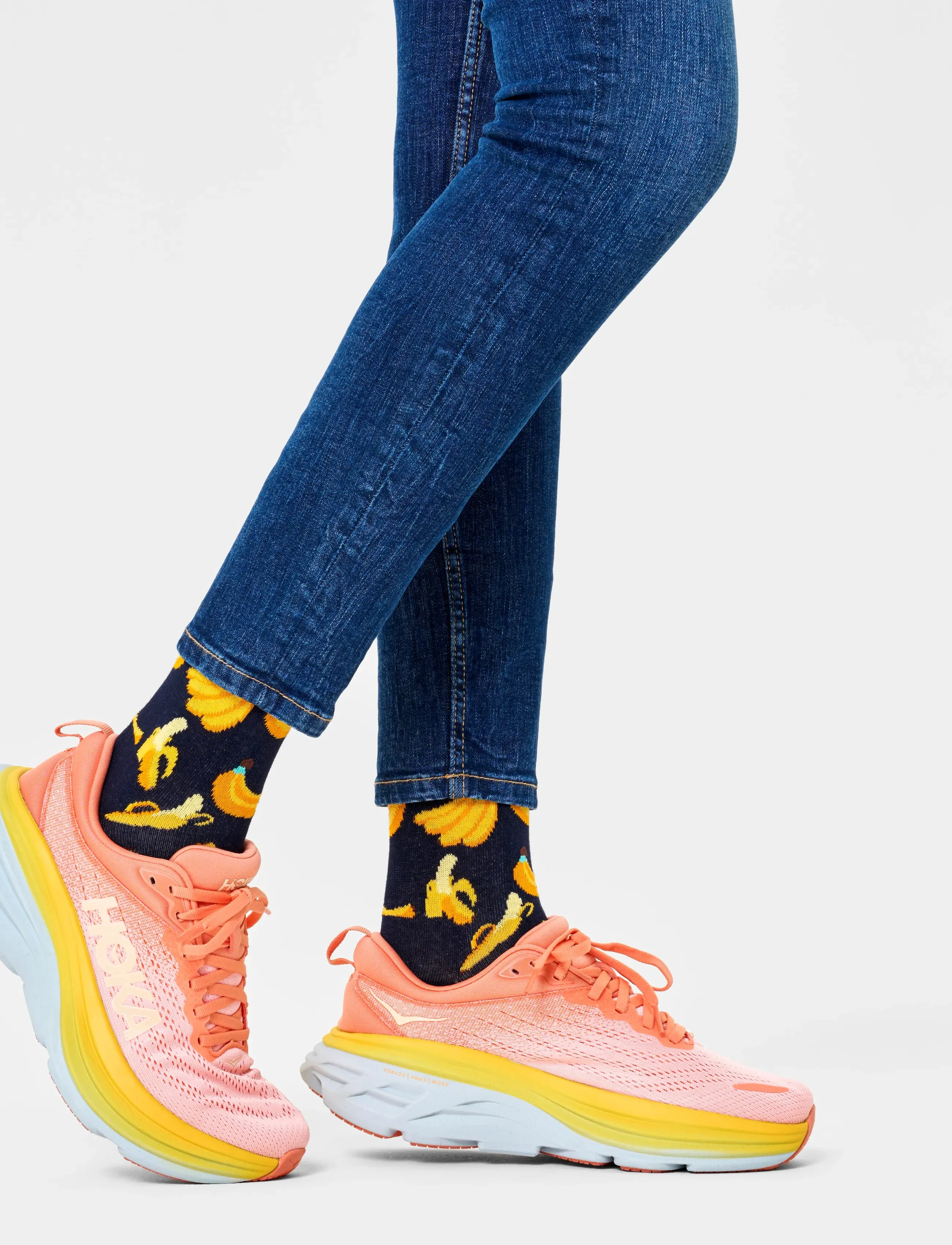 Happy Socks - Banana Sock - madalaimad hinnad - navy - 2