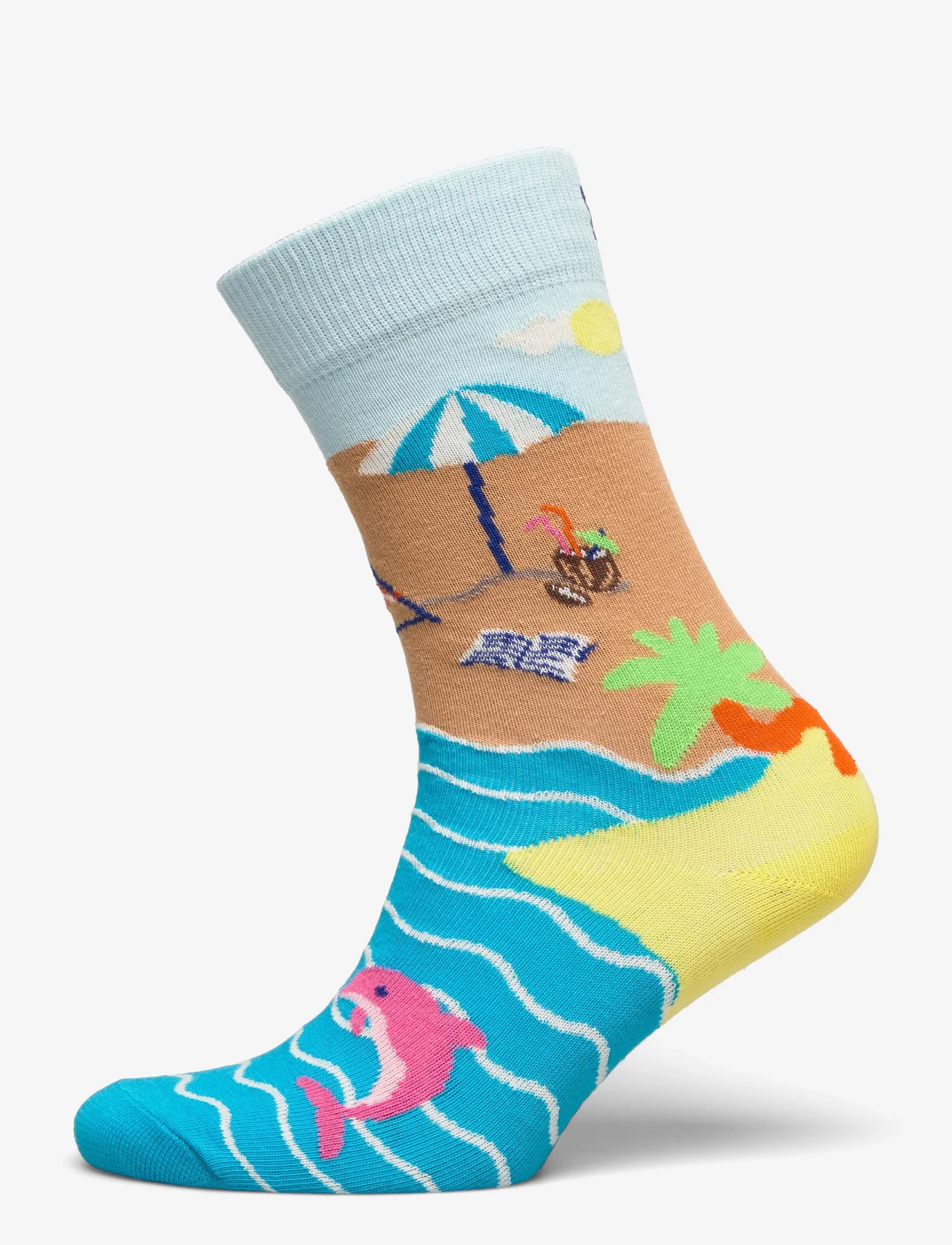 Happy Socks - Beach Break Sock - najniższe ceny - blue - 0