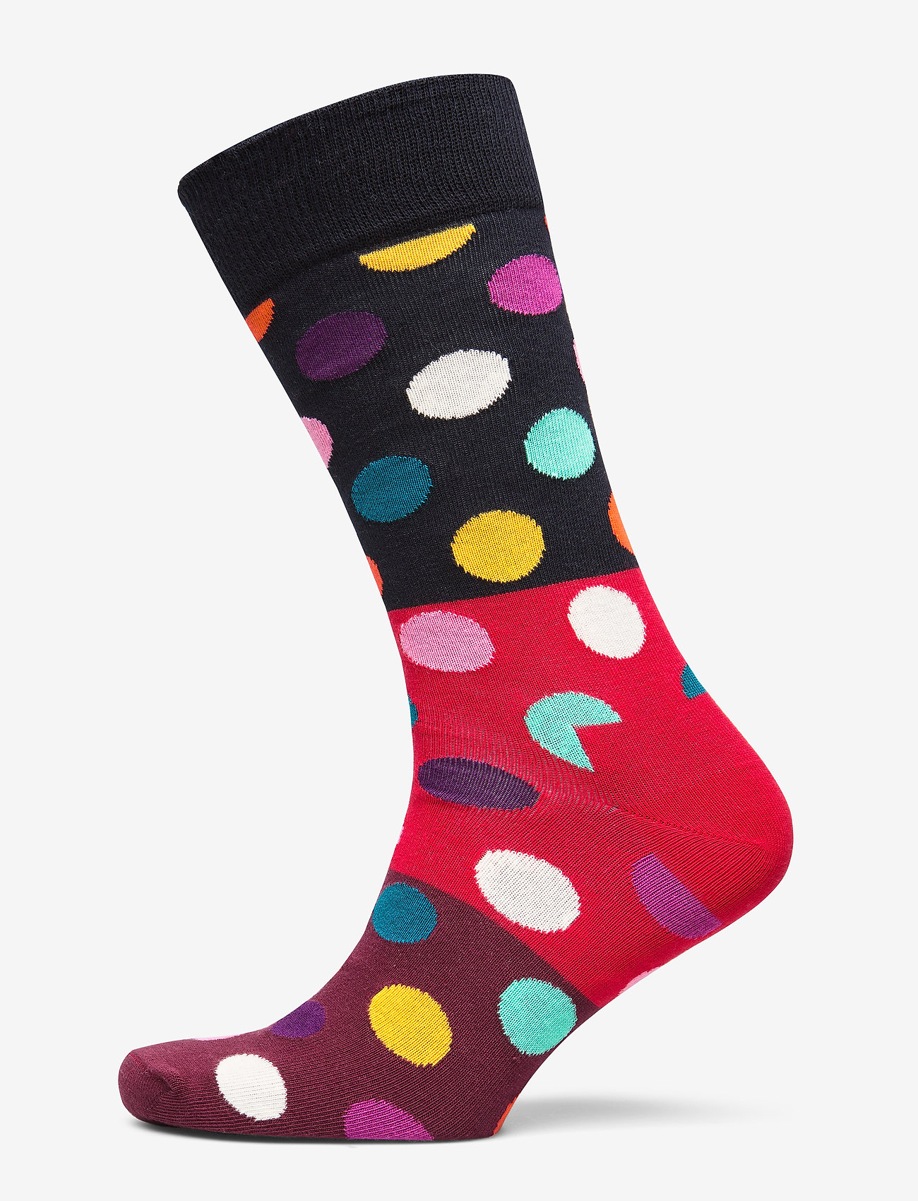 Happy Socks - Big Dot Block Sock - red - 0