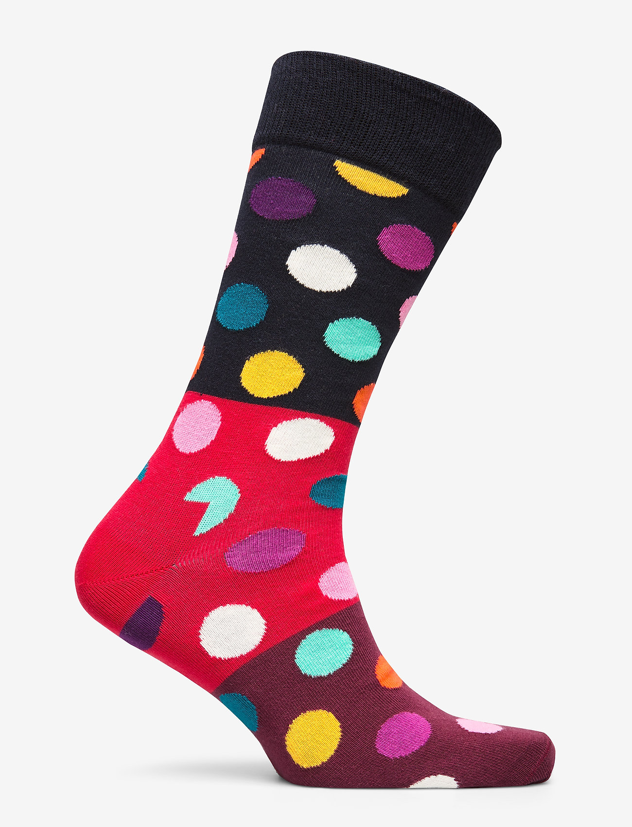 Happy Socks - Big Dot Block Sock - red - 1