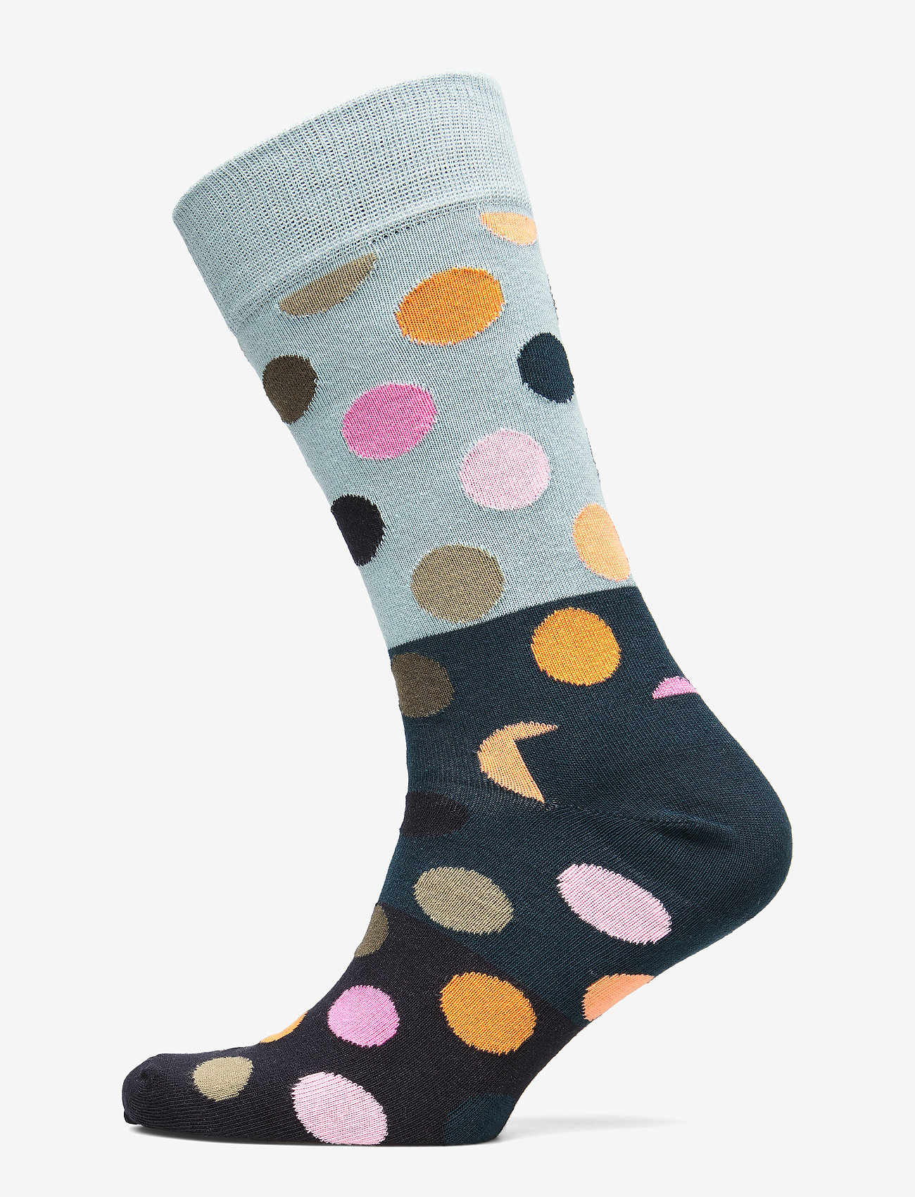 Happy Socks - Big Dot Block Sock - blue - 0