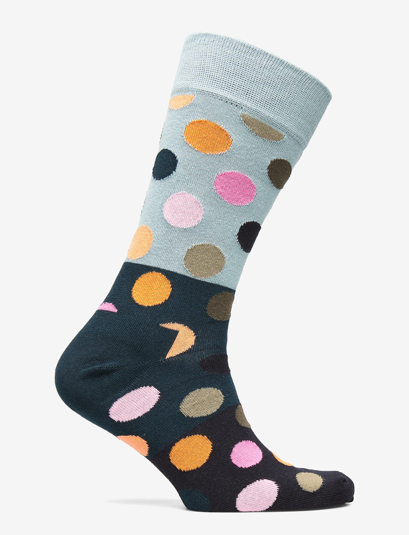 Happy Socks - Big Dot Block Sock - blue - 1