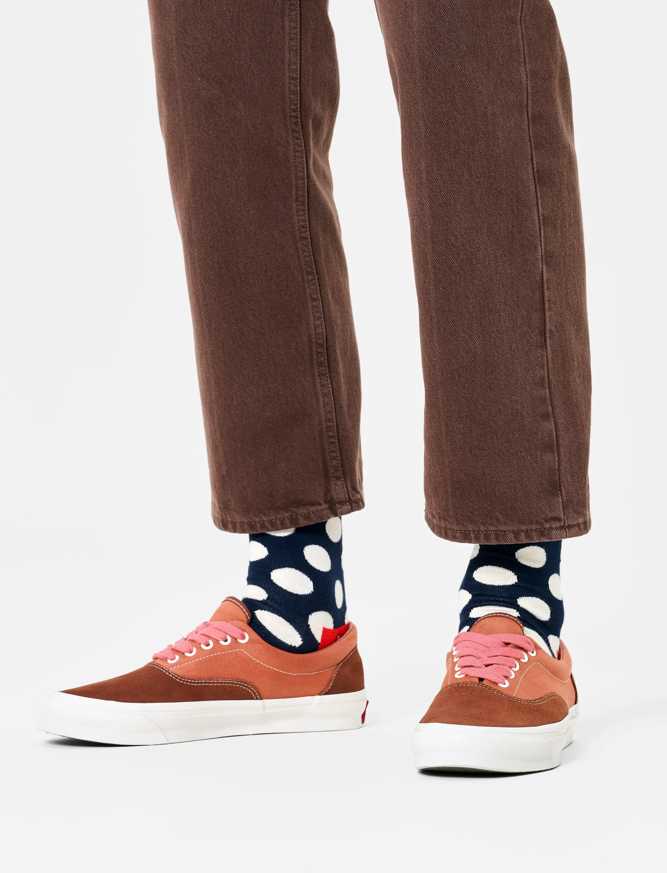 Happy Socks Big Dot Sock, 36-40, Socks, Marineblau - Regular Frauen