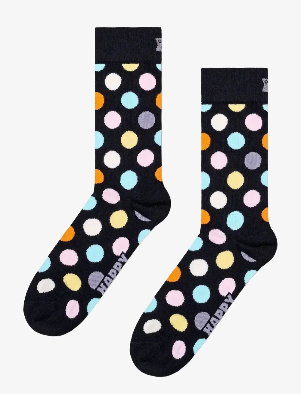 Happy Socks - Big Dot Sock - treningssokker - black - 1