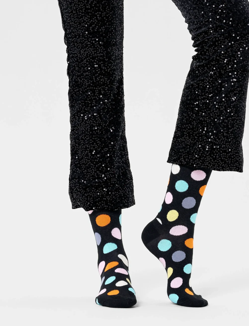Happy Socks - Big Dot Sock - treningssokker - black - 2