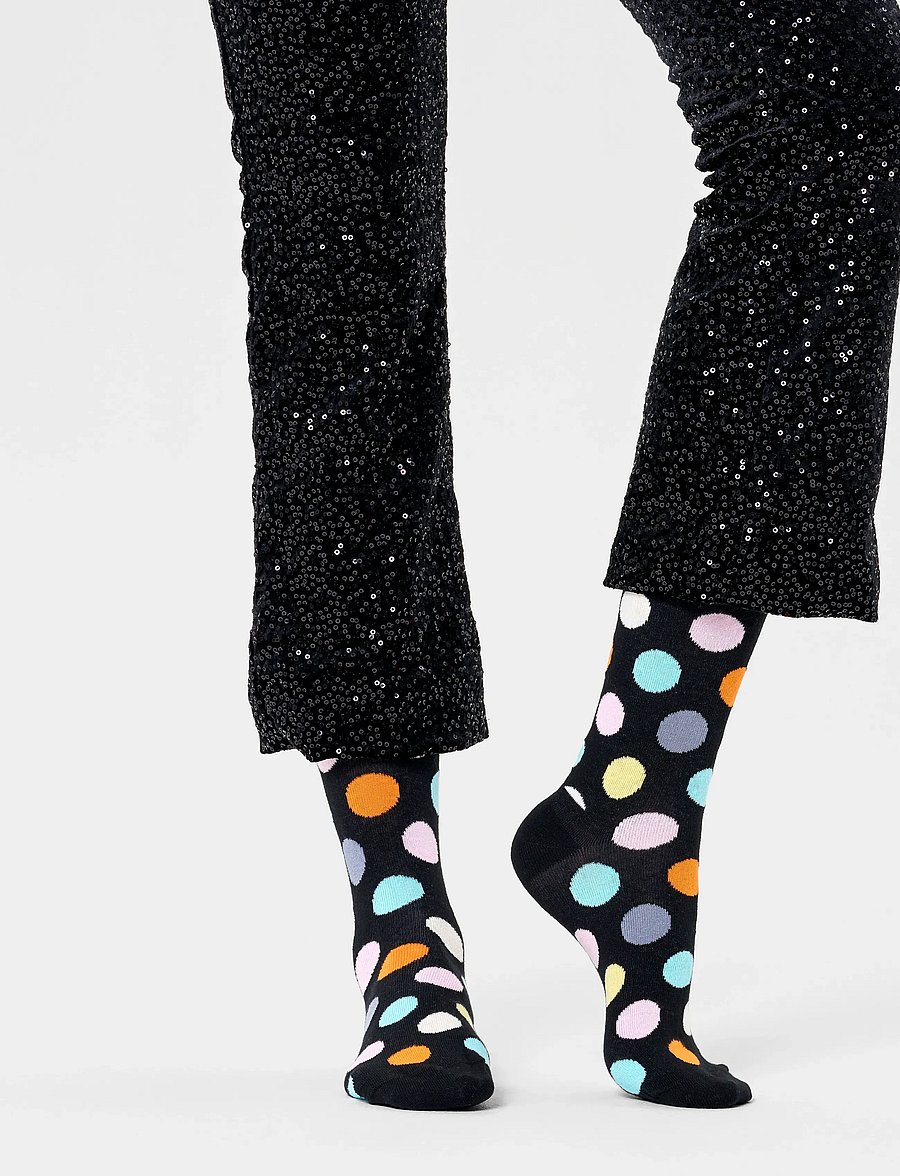 Happy Socks - Big Dot Sock - chaussettes crew - black - 2